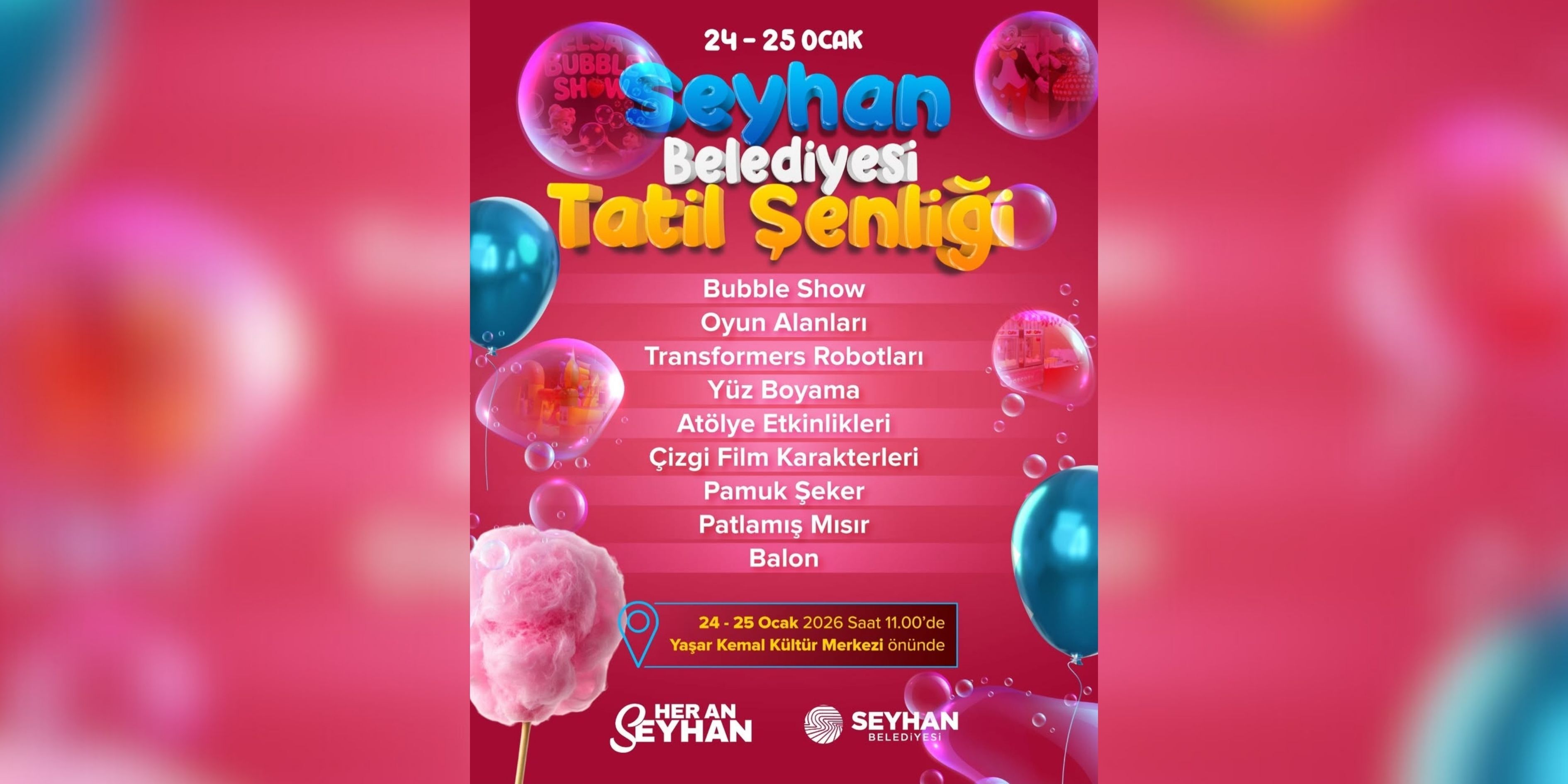 Sömestir Seyhan’da Şenlik Var Minikler Yaşar Kemal’de Buluşuyor