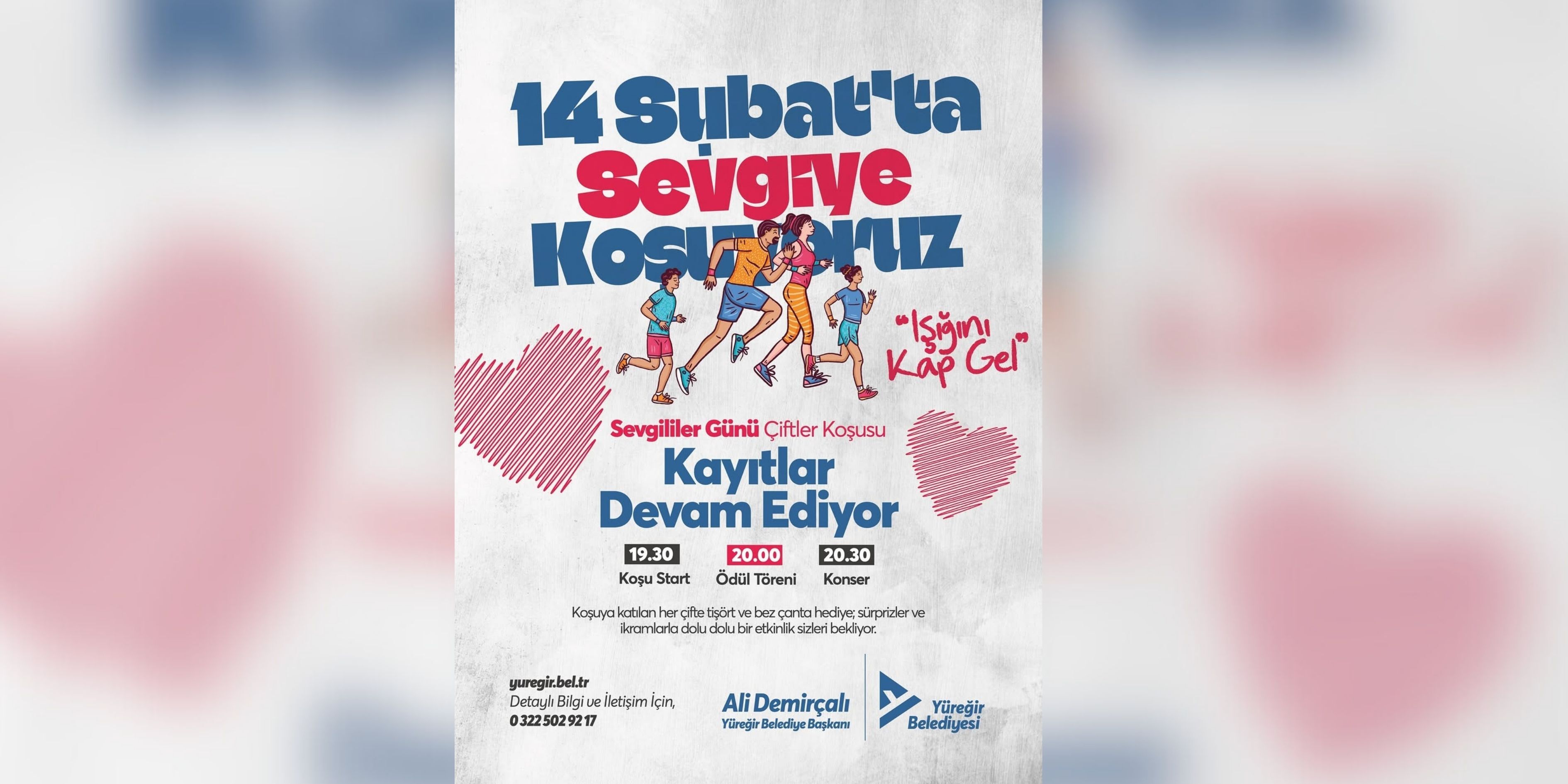 14 Şubat’ta Yüreğir’de “Sevgi Koşusu” Çiftler Parkura Çıkacak-1