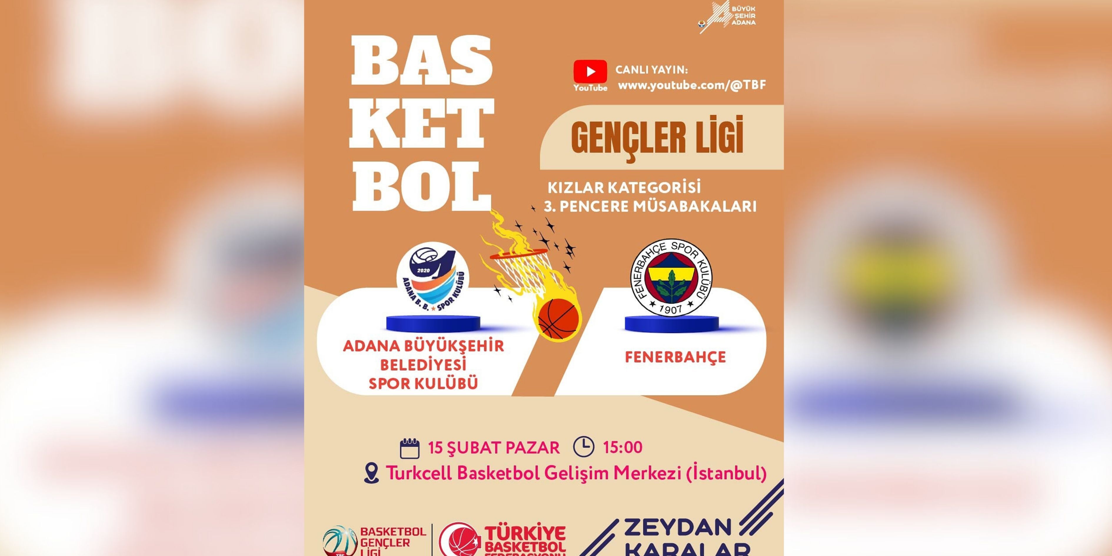 Adana Bşb Spor Kulübü, Basketbol Gençler Ligi’nde İstanbul’da Parkeye Çıkıyor (1)