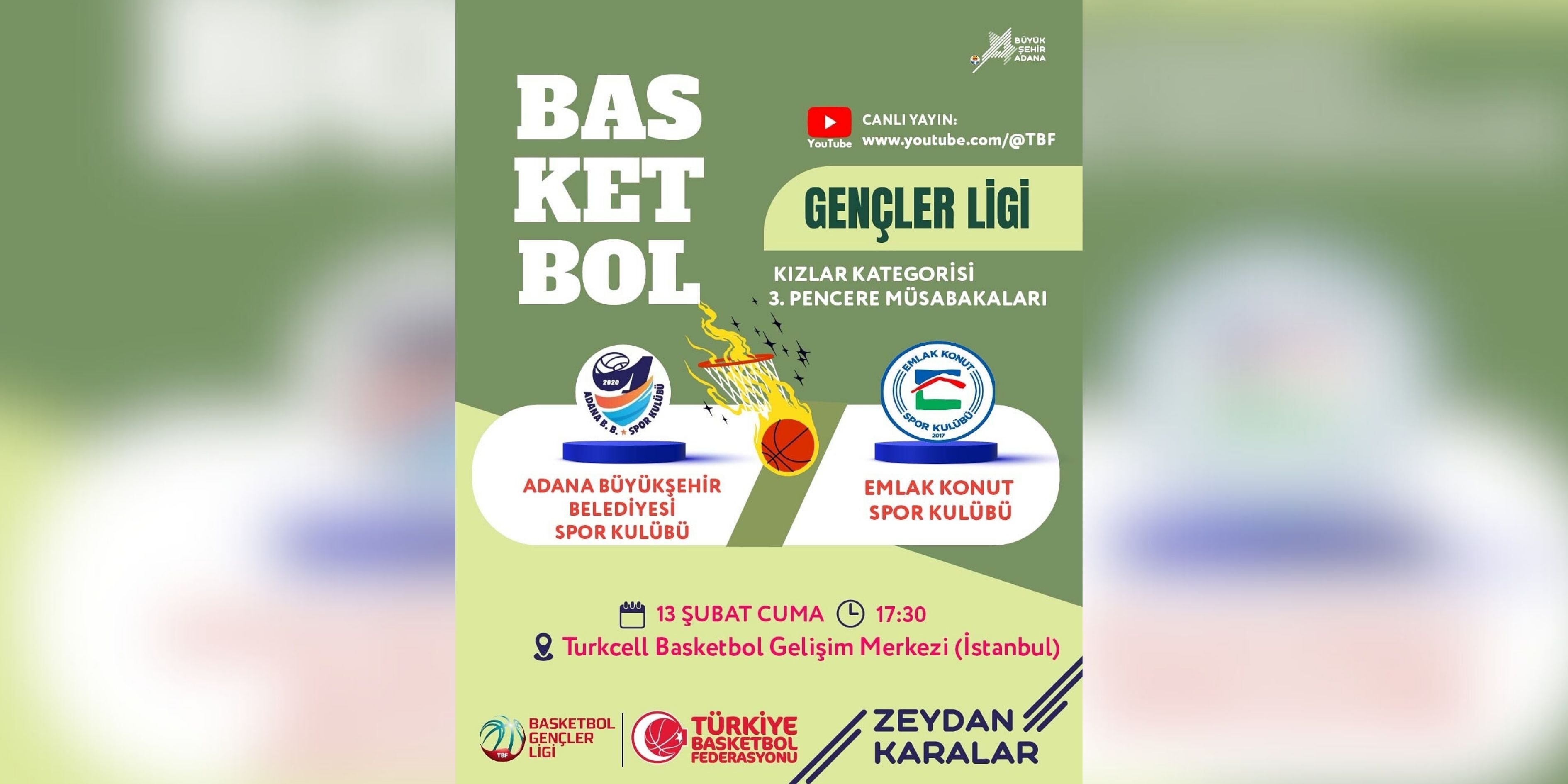 Adana Bşb Spor Kulübü, Basketbol Gençler Ligi’nde İstanbul’da Parkeye Çıkıyor (2)
