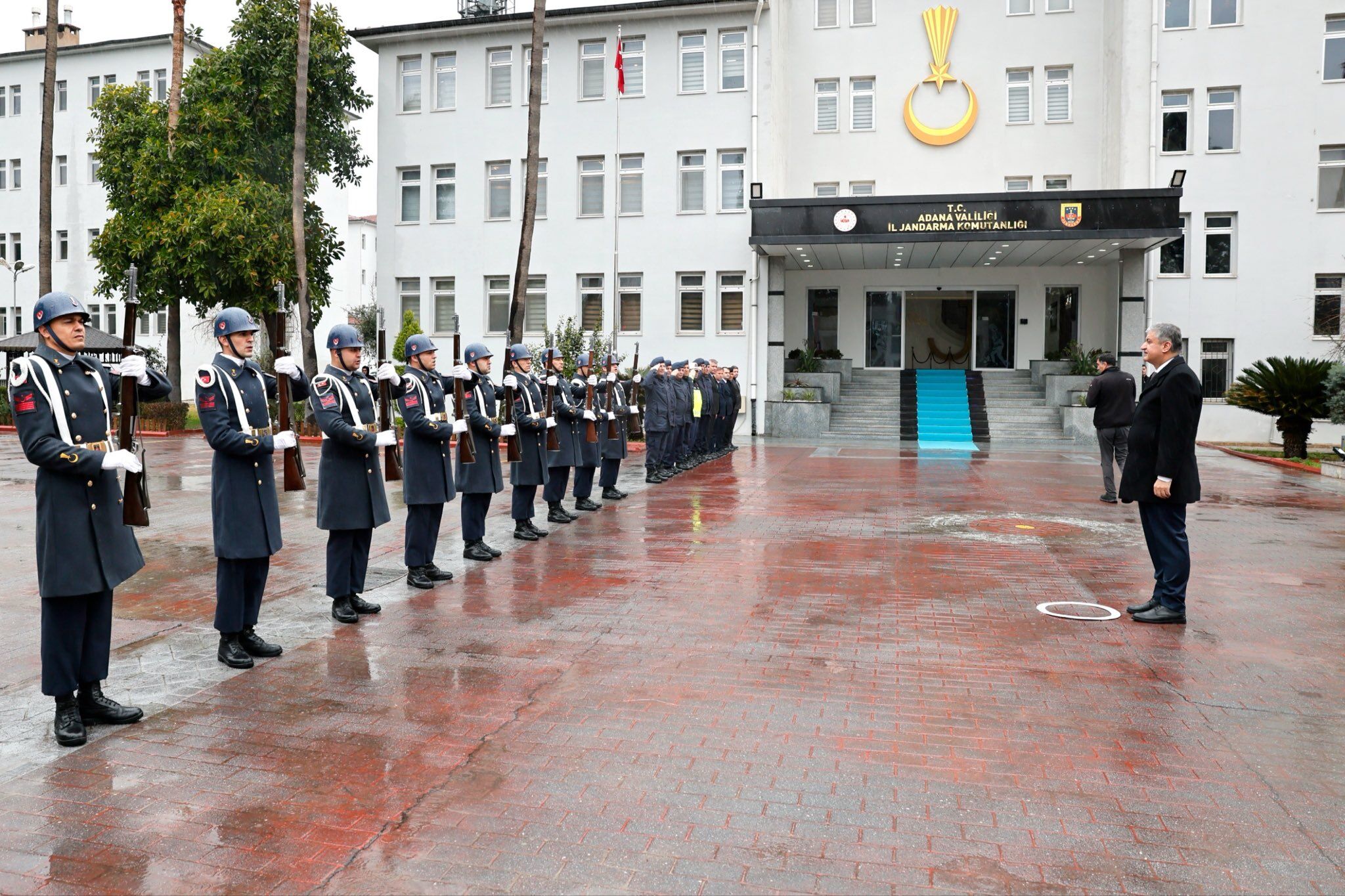 Adana Valisi Yavuz’dan İl Jandarma Komutanlığına Ziyaret (1)
