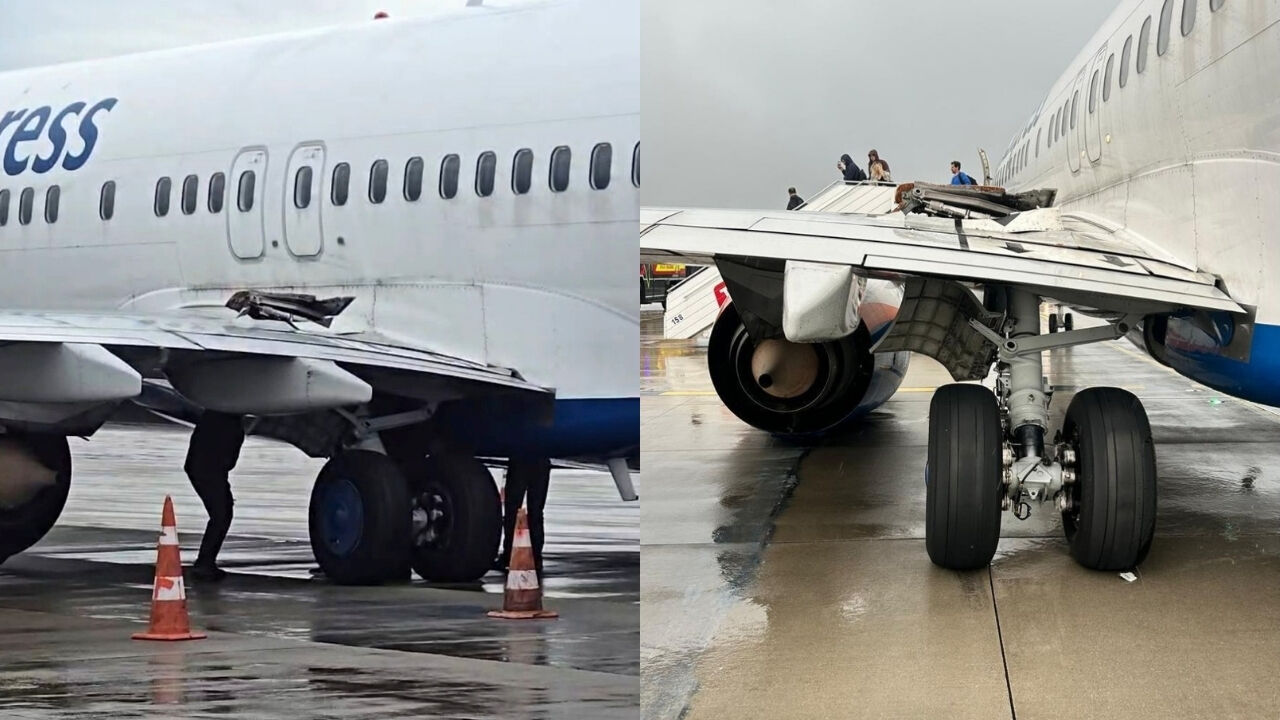 Antalya Havalimanı'nda Korkutan Kaza!