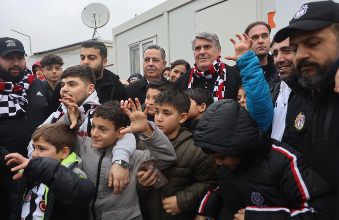 Beşiktaş’tan Depremzede Çocuklara Destek Ziyareti (3)