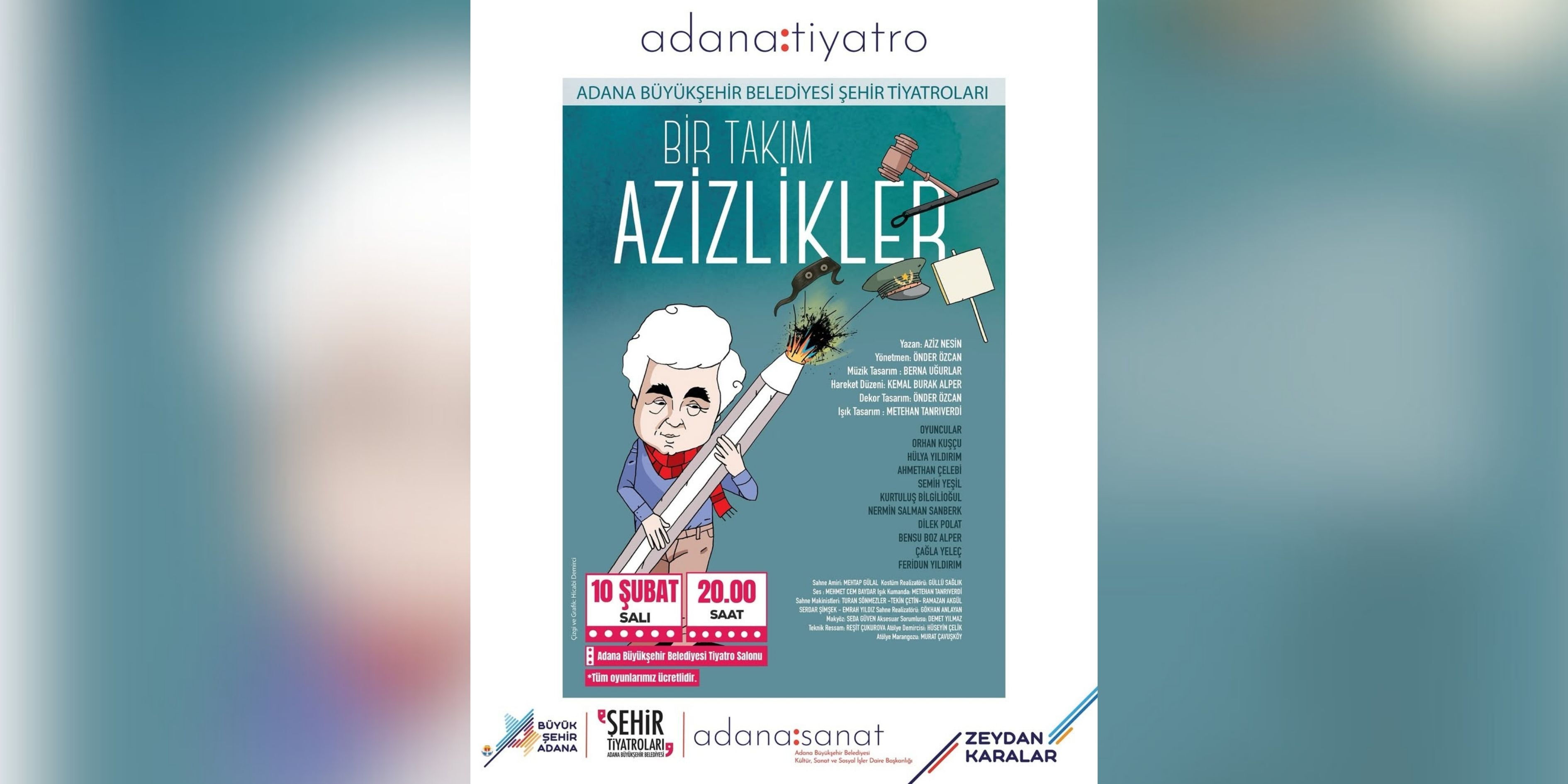 “Bir Takım Azizlikler” Adanalı Tiyatroseverlerle Buluşuyor-1