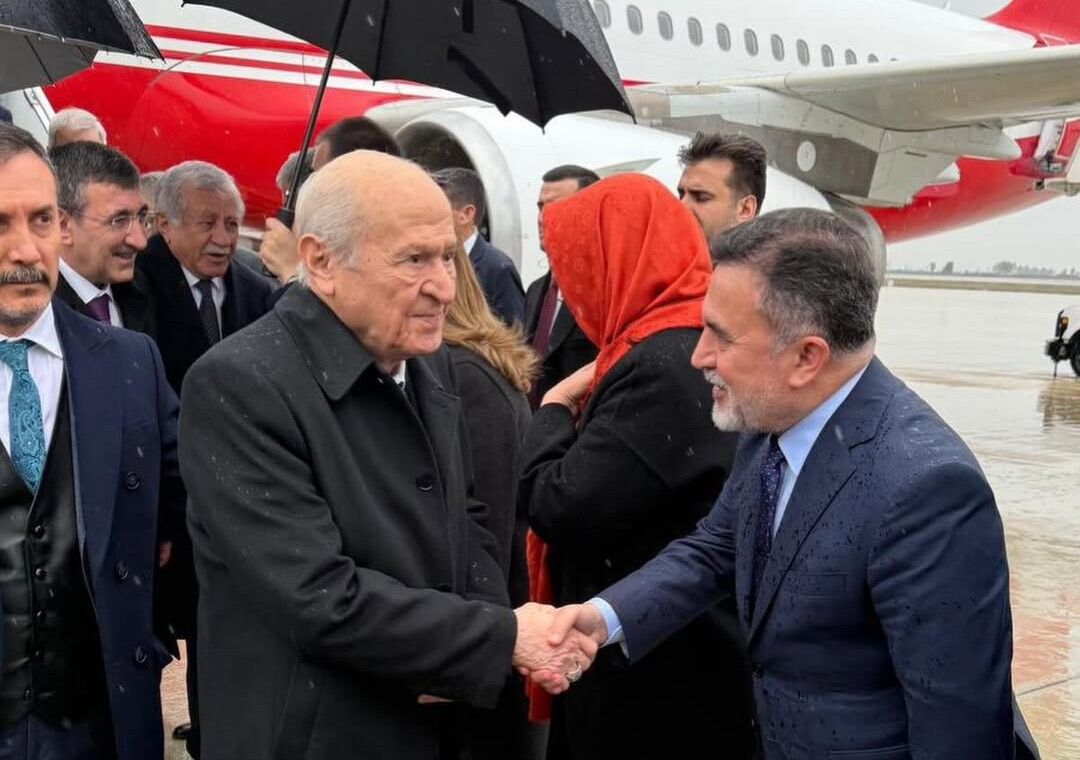 Devlet Bahçeli Osmaniye Programı İçin Adana’da Karşılandı (1)
