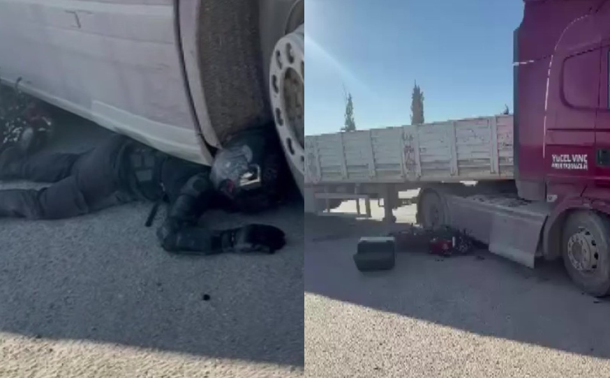 Kaskı Hayata Bağladı Tırın Altında Kalan Kurye O Anları Anlattı (1)-1