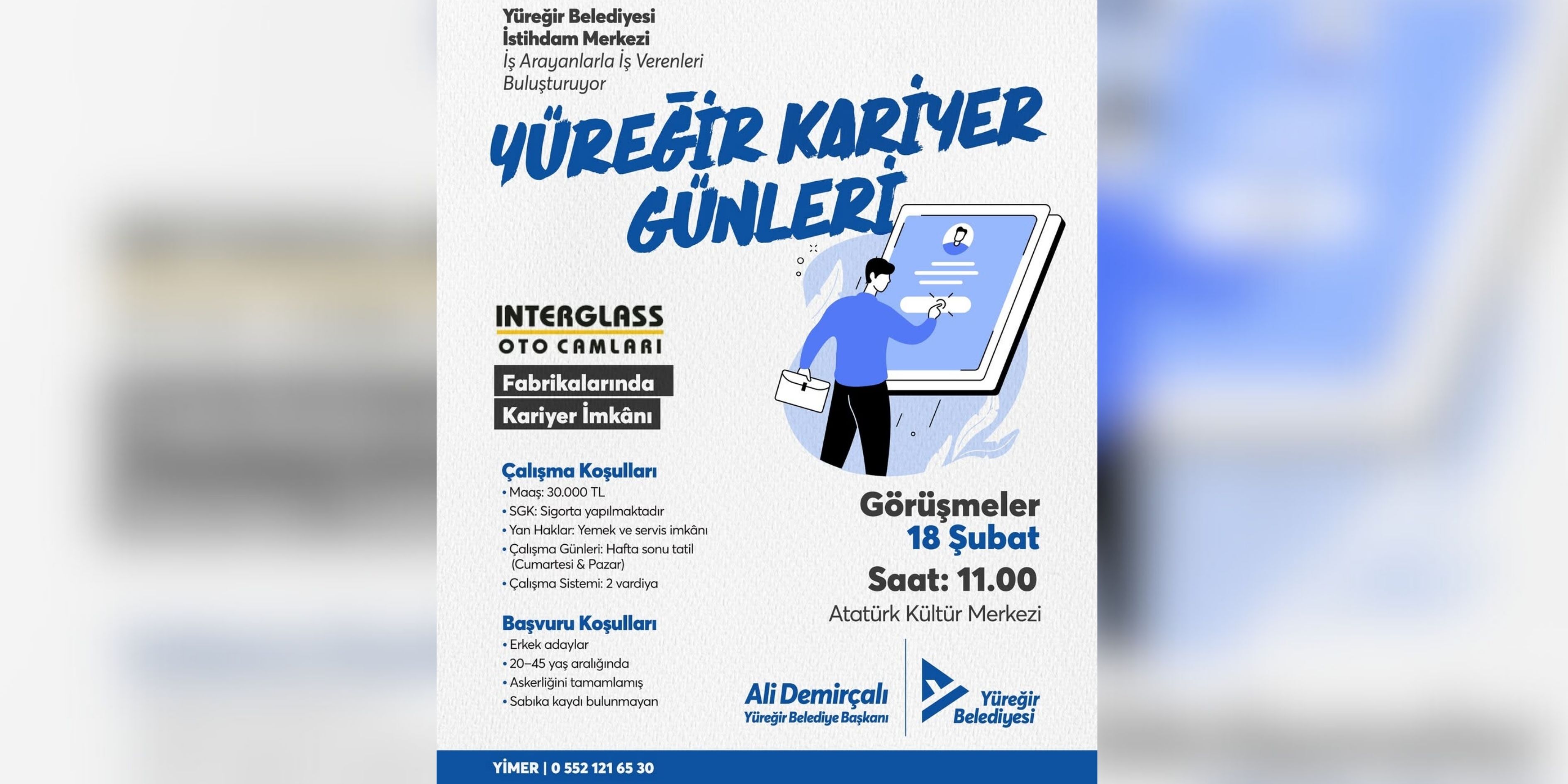 Yüreğir’de İstihdam Buluşması Kariyer Günleri’nde Toplu İş Görüşmesi-1