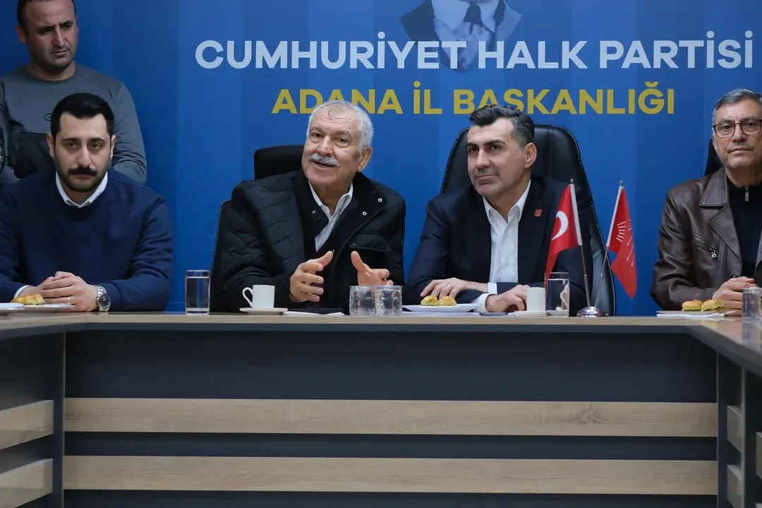 Zeydan Karalar Chp Adana İl Örgütüyle Bir Araya Geldi (1)