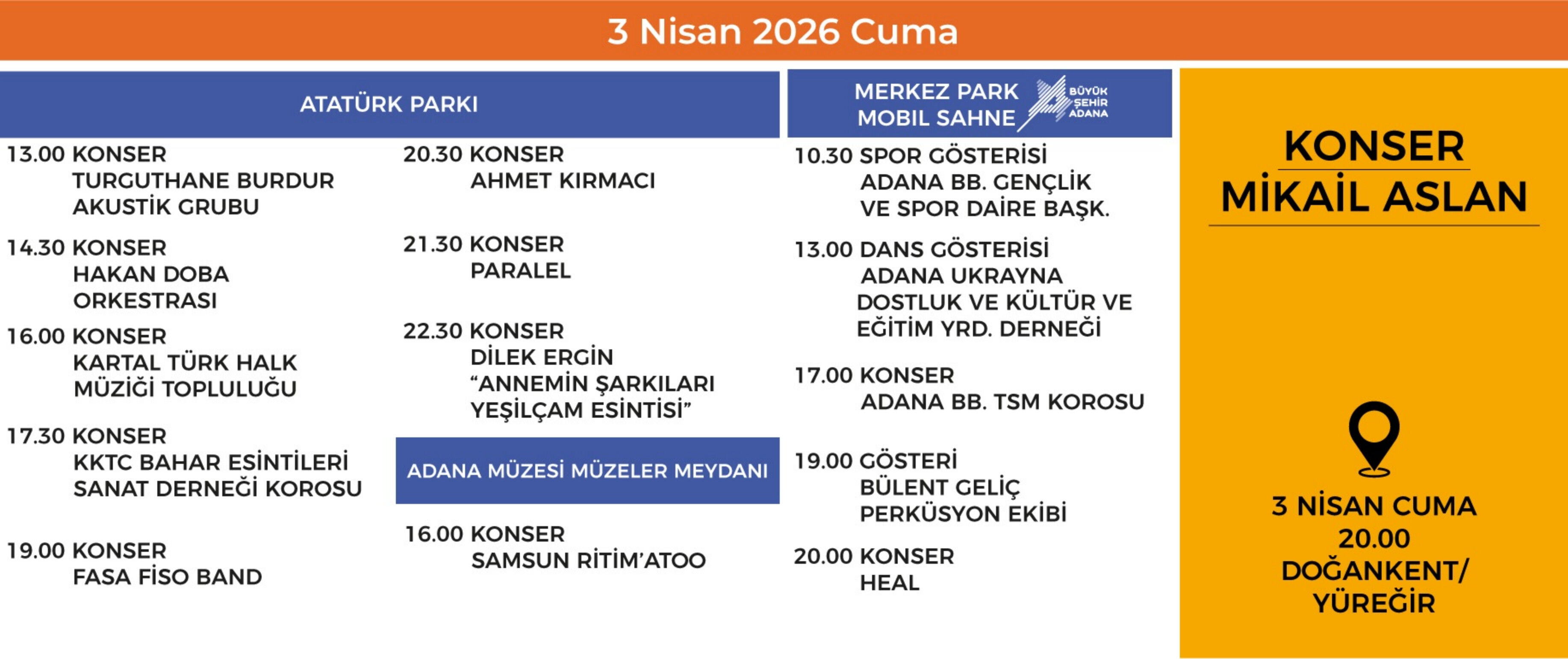 2026 Portakal Çiçek Karnavalı Programı 4