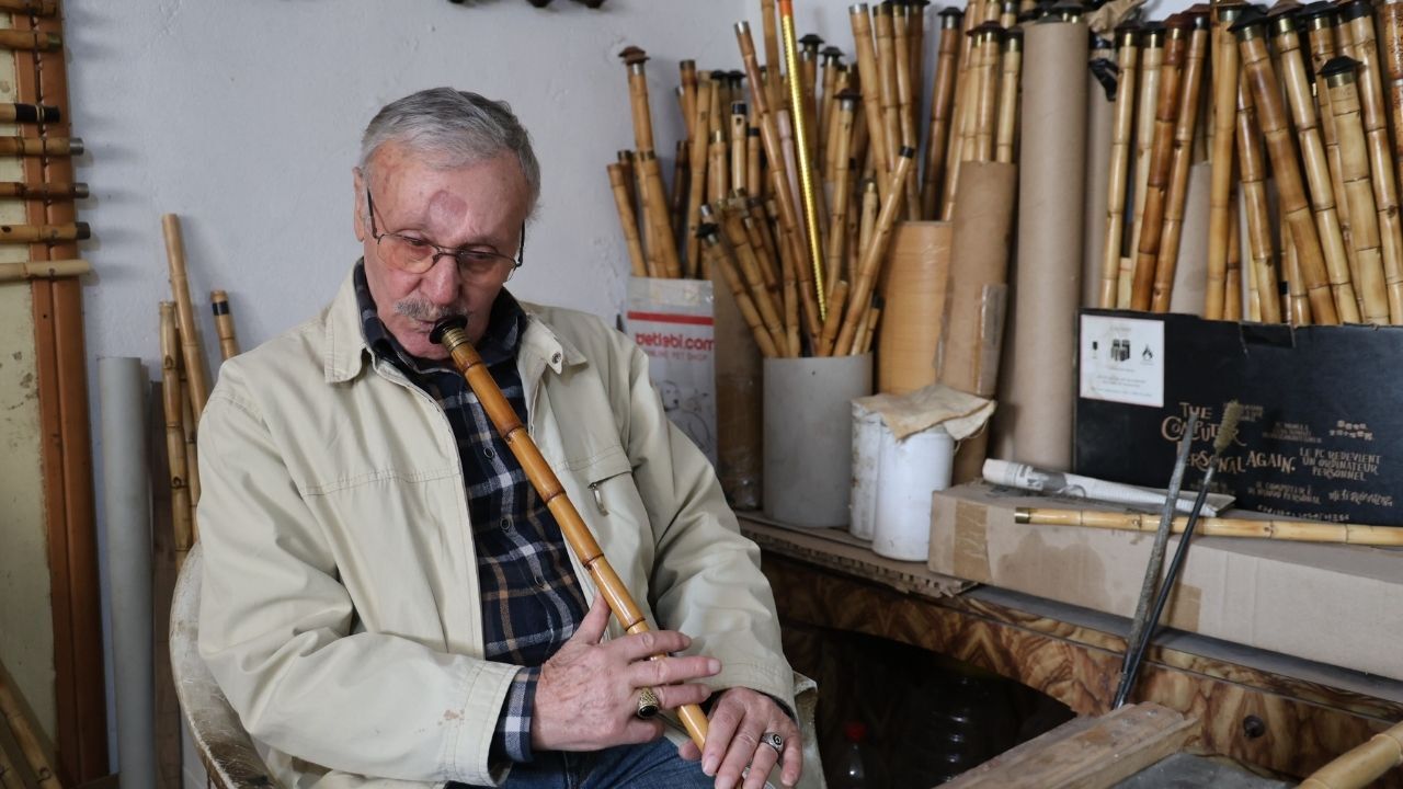 80 Yaşında Geleneği Yaşatıyor! Kamışı Sanata Dönüştürüyor (3)