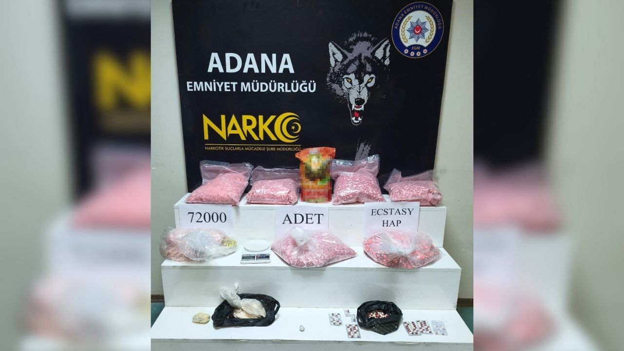 Adana’da Dev Uyuşturucu Operasyonu 2 Kişi Tutuklandı