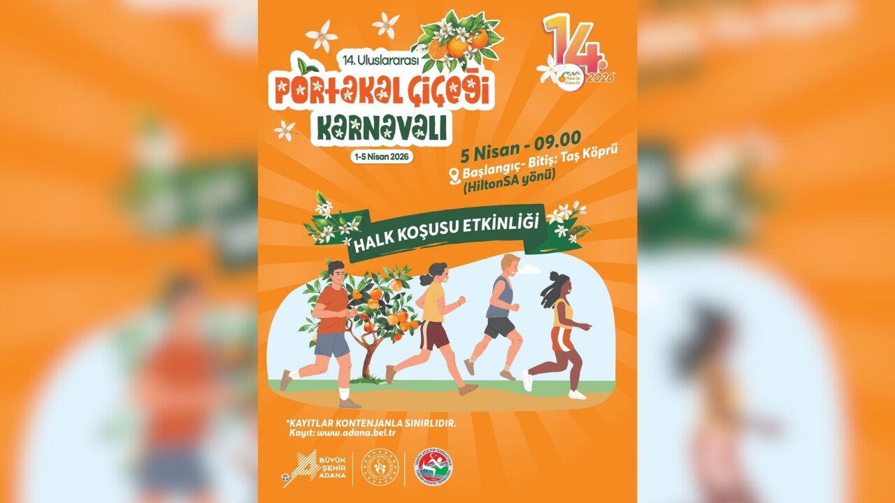 Adana’da Portakal Çiçeği Koşusu Için Geri Sayım Başladı