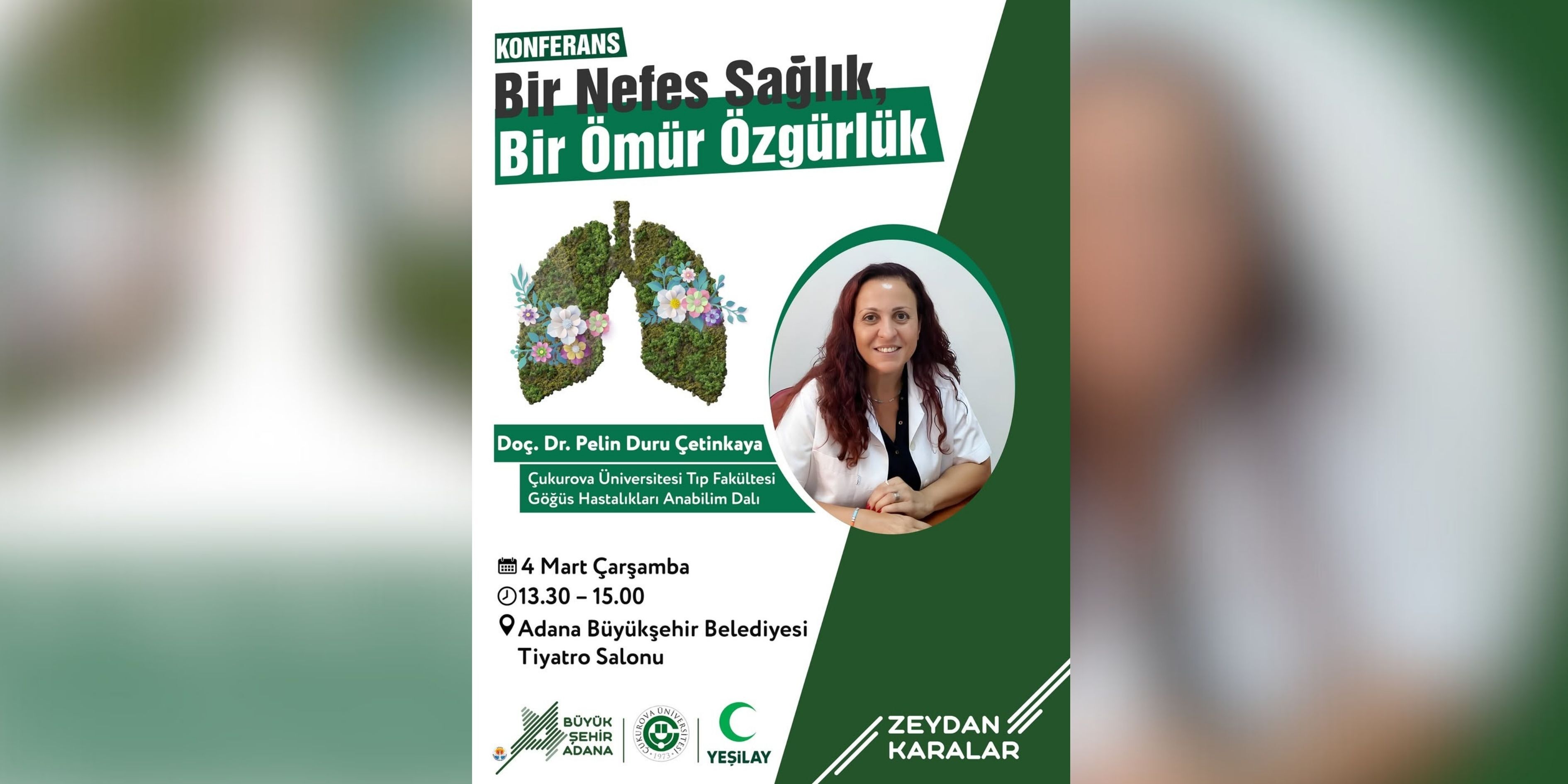 Büyükşehir’den Yeşilay Haftası’na Özel Konferans (1)