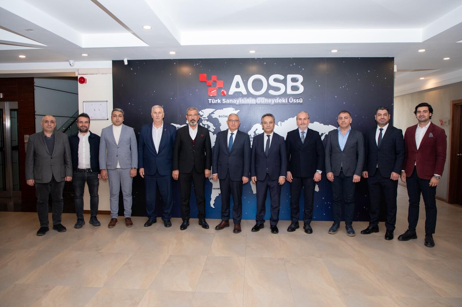 Dai̇mfed’den Aosb Başkanı Bekir Sütcü’ye Ziyaret (1)