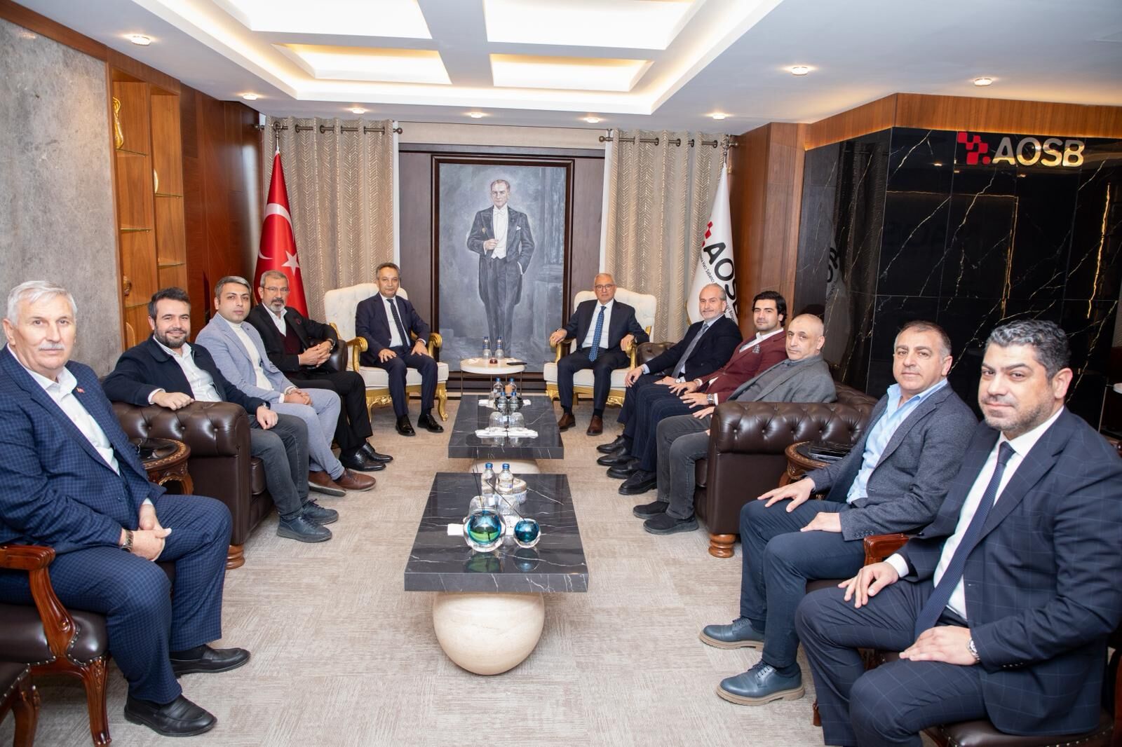 Dai̇mfed’den Aosb Başkanı Bekir Sütcü’ye Ziyaret (4)