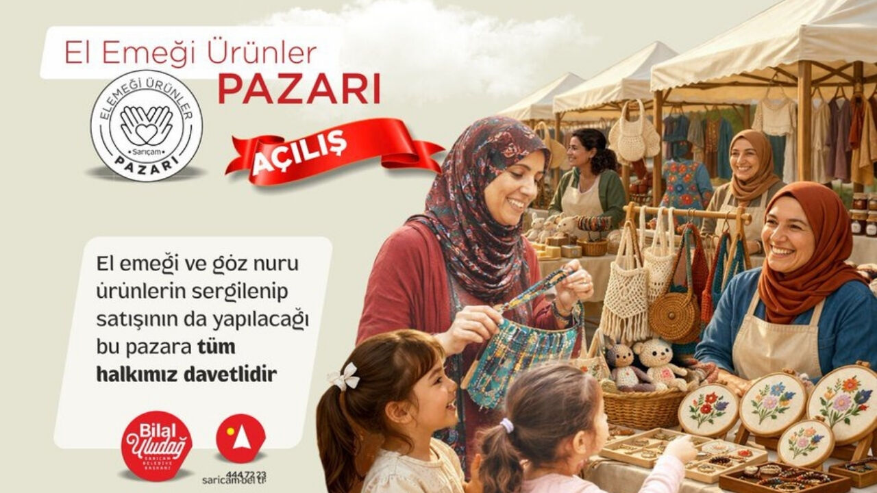 Sarıçam’da El Emeği Ürünler Pazarı Açılıyor
