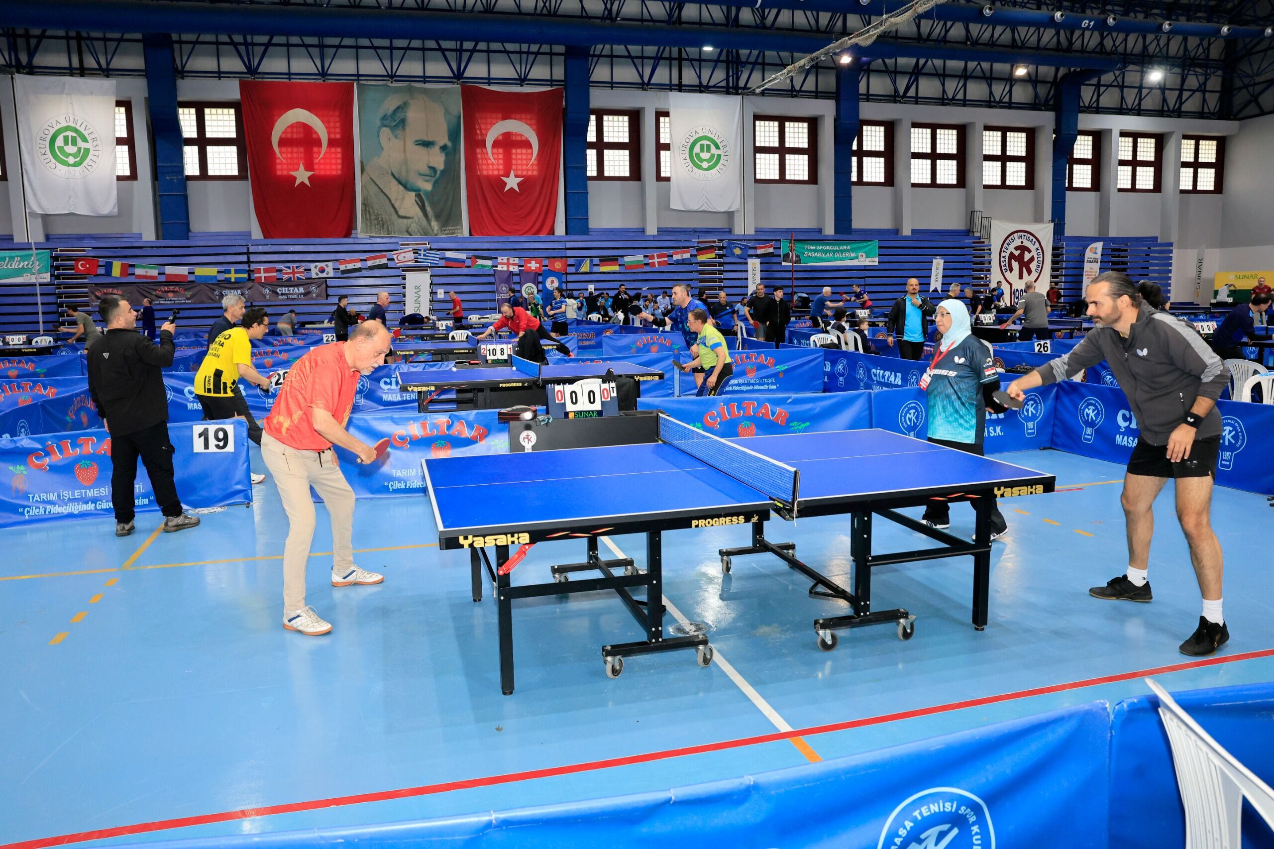 Adana, 13. Uluslararası Veteran Masa Tenisi Turnuvası Ile Sporun Başkenti Oldu3