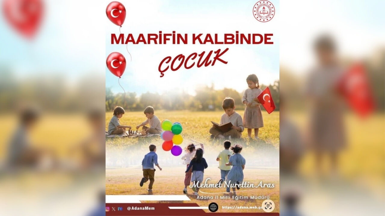 Adana’da 23 Nisan Coşkusu Okullardan Şehre Yayılıyor