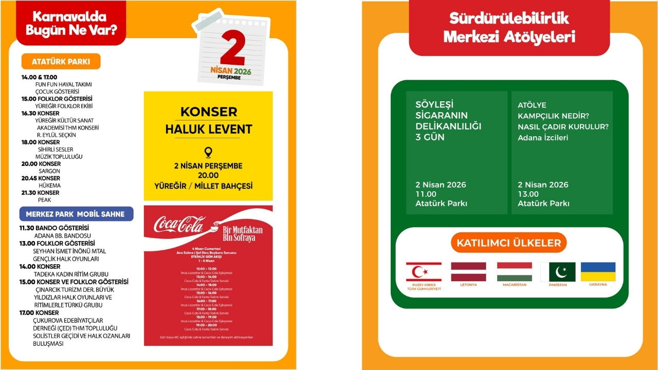 Adana'da Karnaval Coşkusu Haluk Levent Sahnede! (1)
