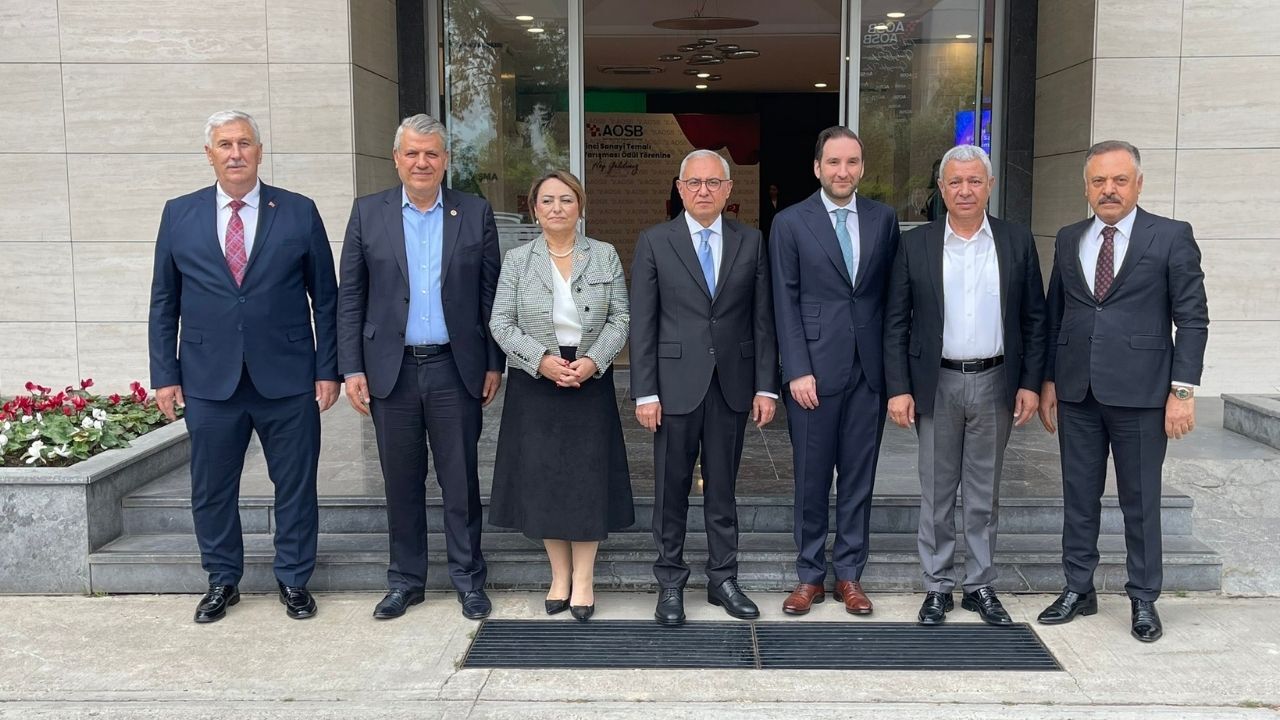Barut’tan Aosb Başkanı Bekir Sütcü’ye Ziyaret (1)
