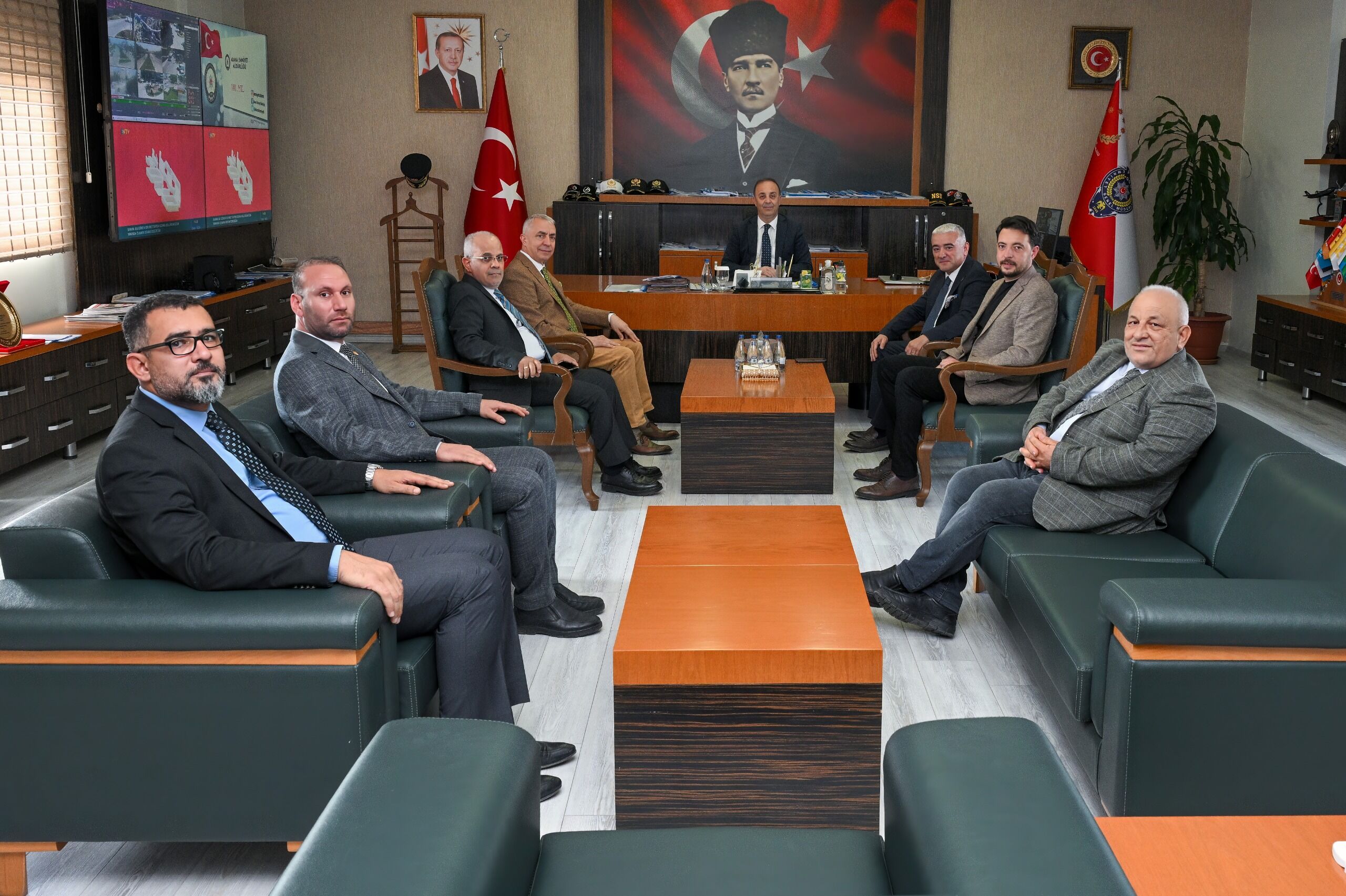 Çgc Yönetiminden Emniyet Müdürü Arıkan’a Ziyaret (2)