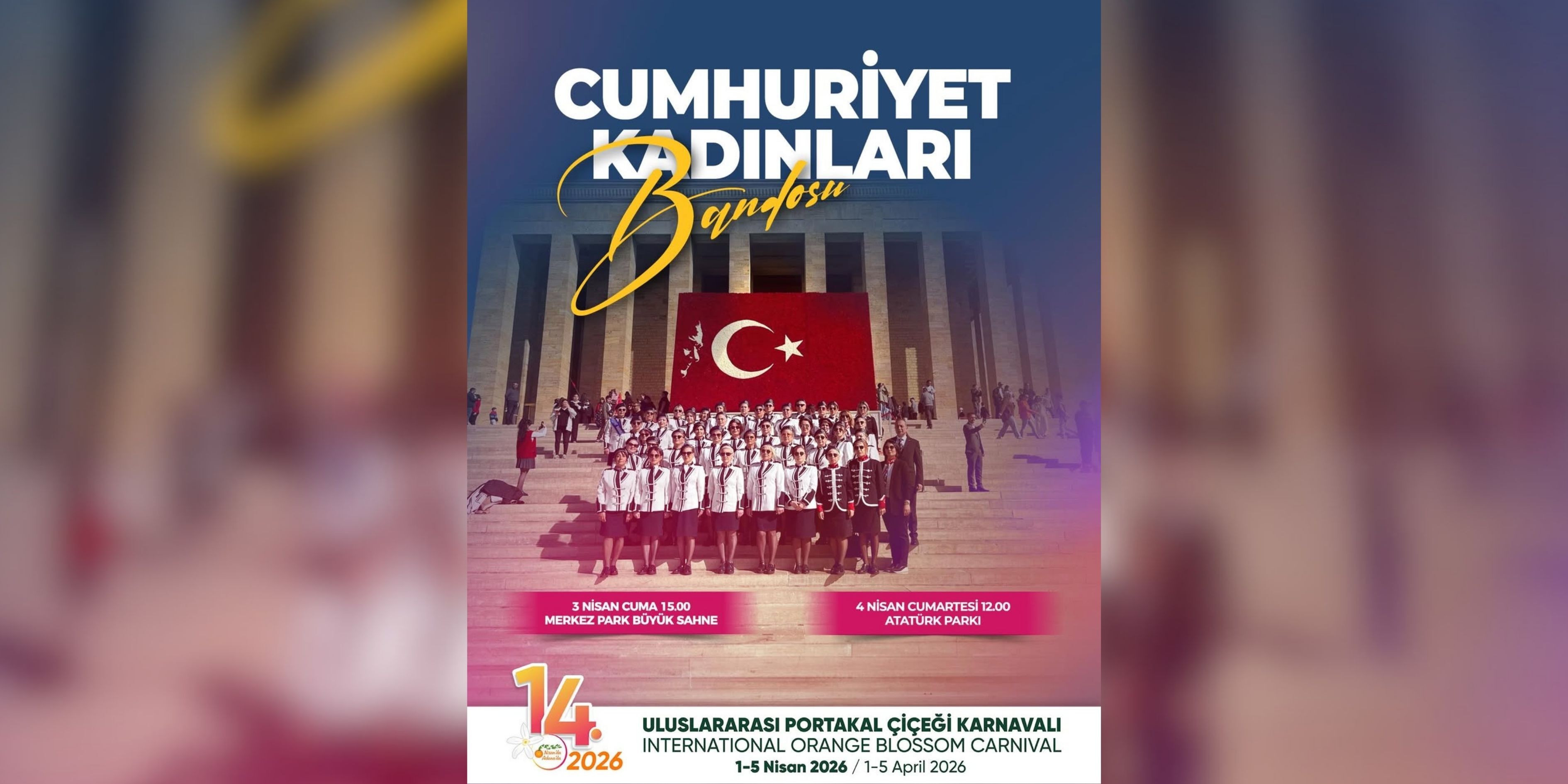 Karnaval Ritimleri Şehri Sardı Cumhuriyet Kadınları Bandosu Sahnede-1