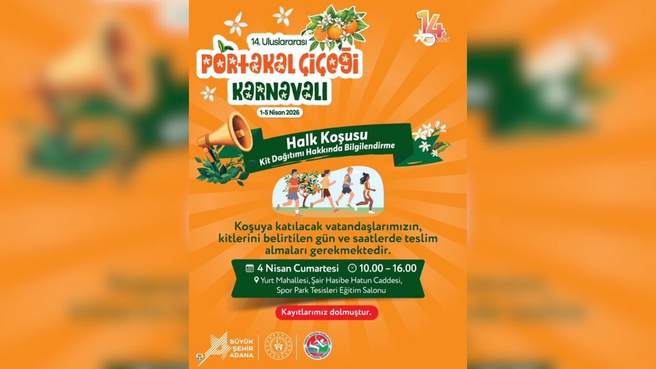 Portakal Çiçeği Karnavalı Halk Koşusu Kitleri Dağıtılıyor