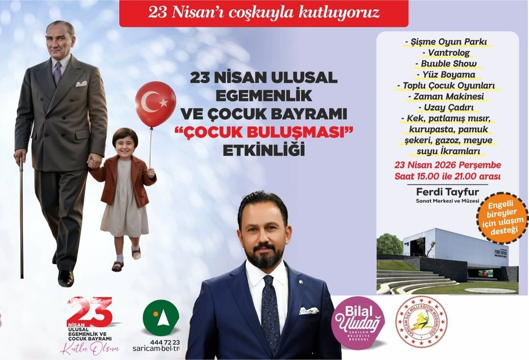 Sarıçam’da Bayram Coşkusu Başkan Uludağ’dan Dev Çocuk Buluşması-1