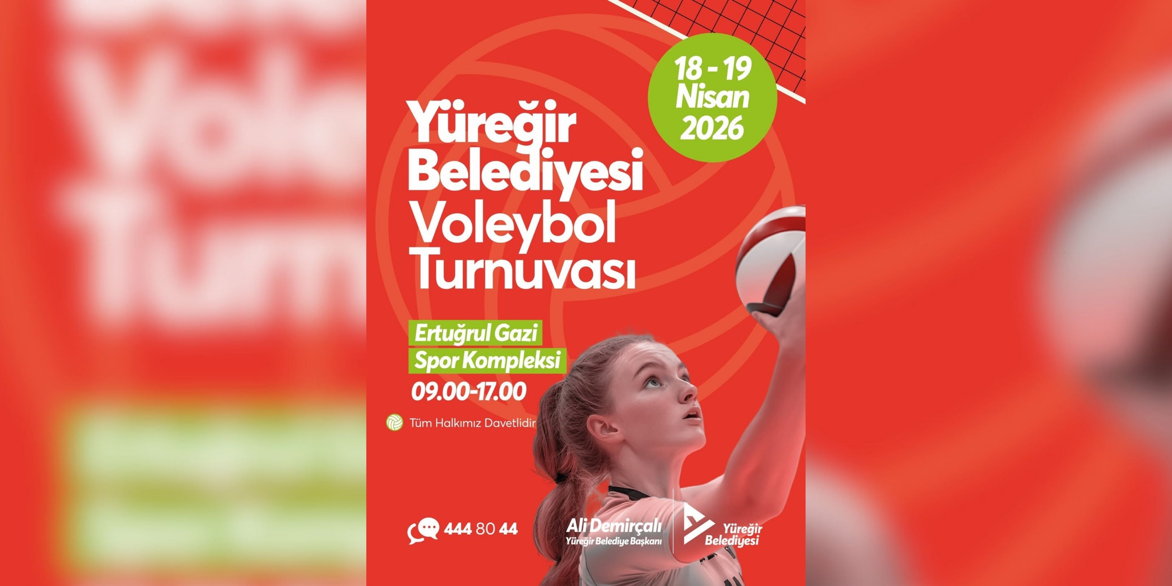 Yüreğir’de Okullar Arası Voleybol Turnuvası Heyecanı Başlıyor-1