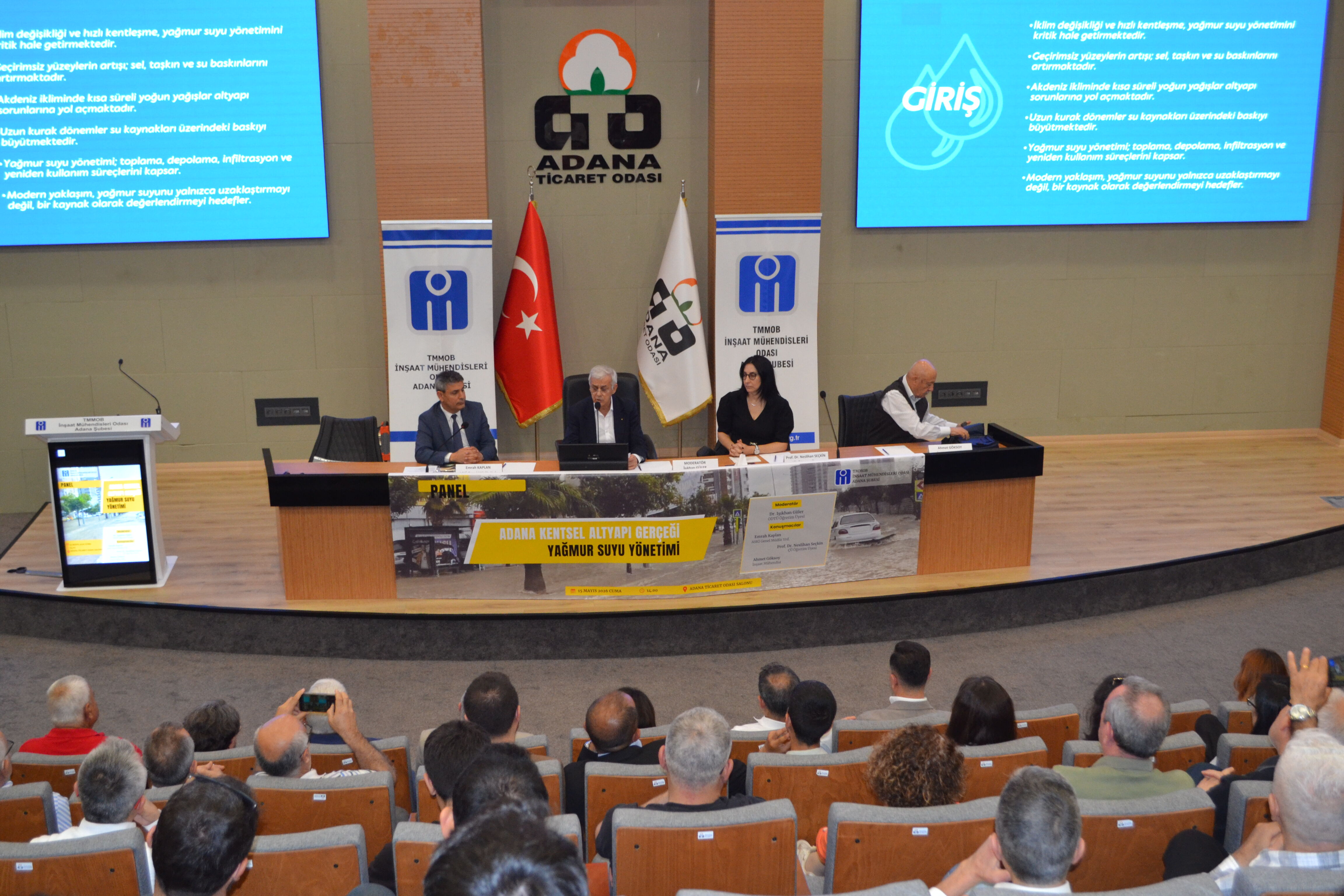 Adana'da Kentsel Altyapı Gerçeği Ve Yağmur Suyu Yönetimi Paneli Gerçekleştirildi (3)