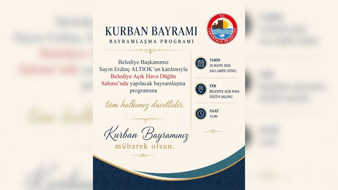 Başkan Altıok’tan Bayramlaşma Programına Davet