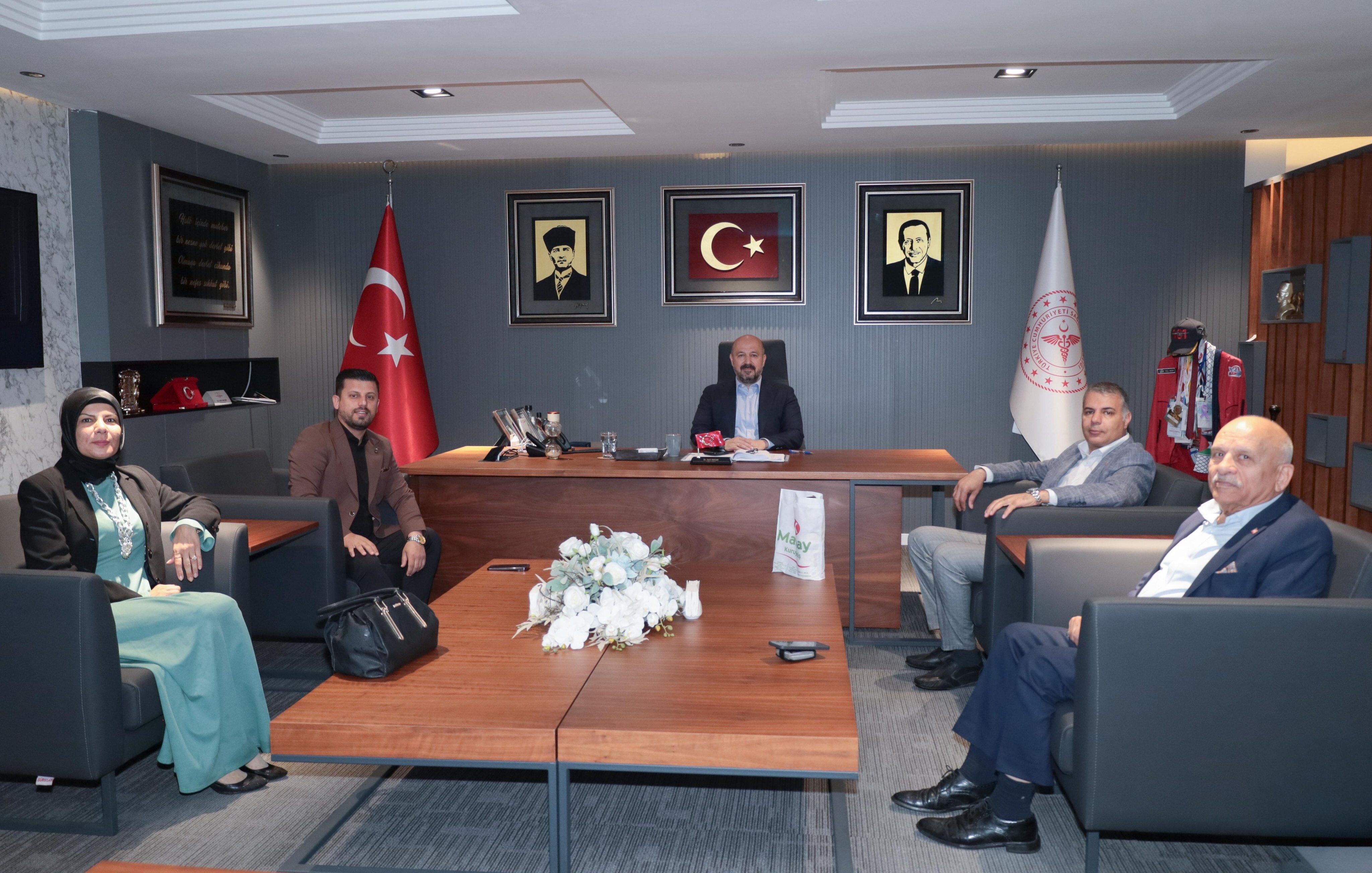 Mar Dad Yönetiminden İl Sağlık Müdürü Halil Nacar'a Ziyaret