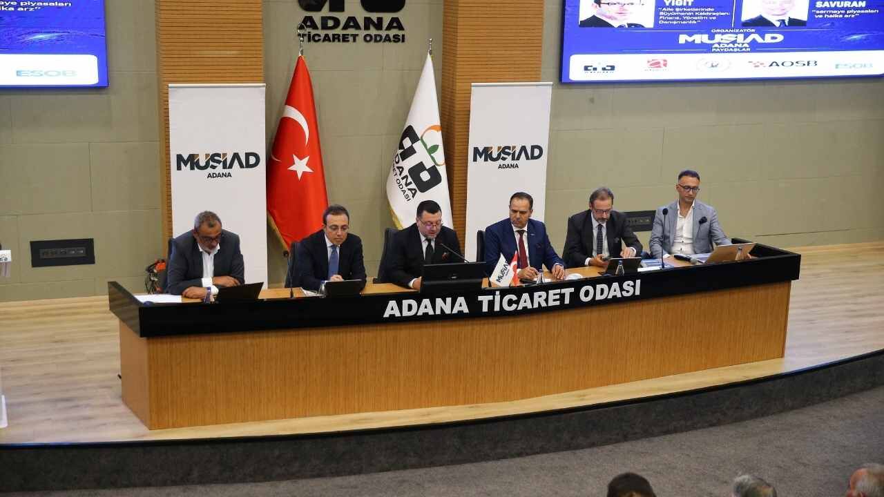 İş dünyası Adana’daki Ekonomi ve Finans Zirvesi’nde buluştu