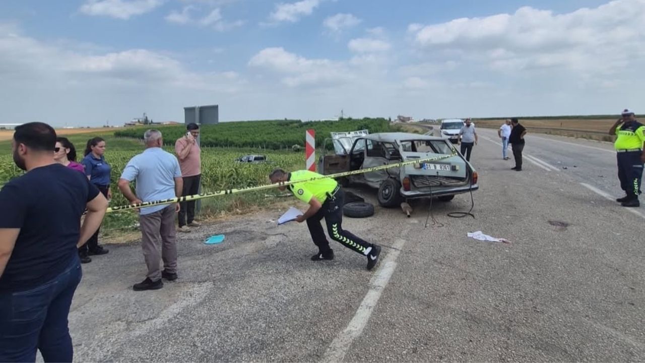 Adana'da Orman Müdürlüğü Aracı Kaza Yaptı 1 Ölü, 5 Yaralı