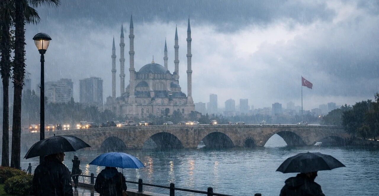 Adana’da sıcaklıklar düşüyor, yağışlı hava etkili olacak