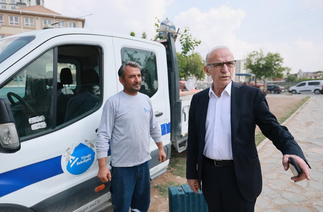 Cafer Boyraz, Başak Mahallesi’ndeki Çalışmaları Yerinde Inceledi (2)