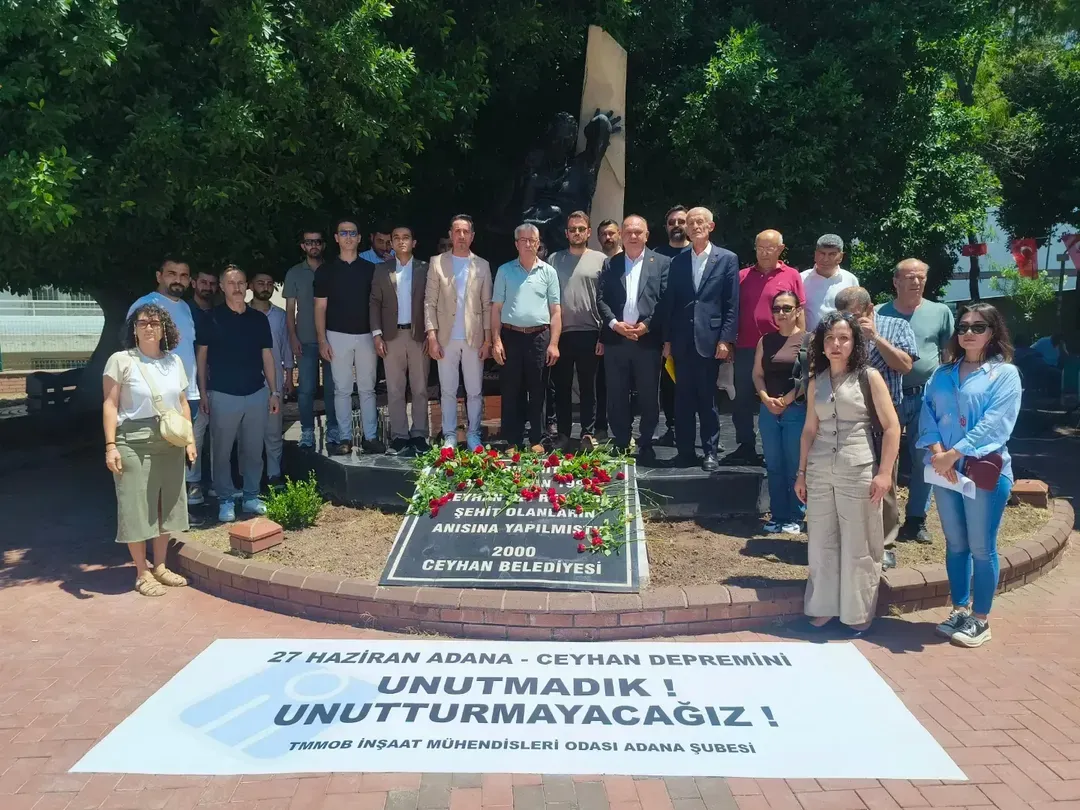 Ceyhan Unutmadı 27 Haziran Depremi Şehitleri 28. Yılında Saygıyla Anıldı (2)