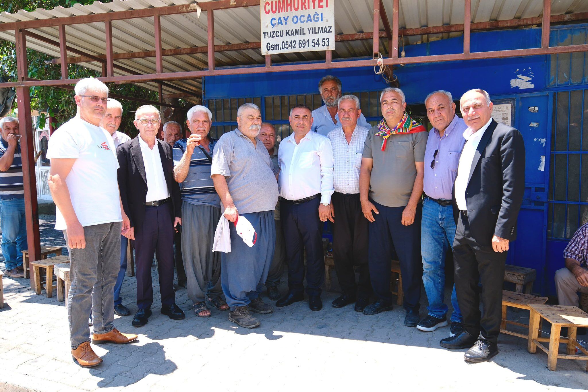 Güngör Geçer, Salbaş'ta Vatandaşların Taleplerini Dinledi
