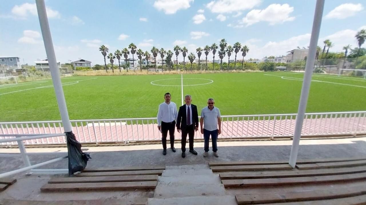 Havutlu Stadı'nda Sentetik Çim Saha Çalışmaları Tamamlandı