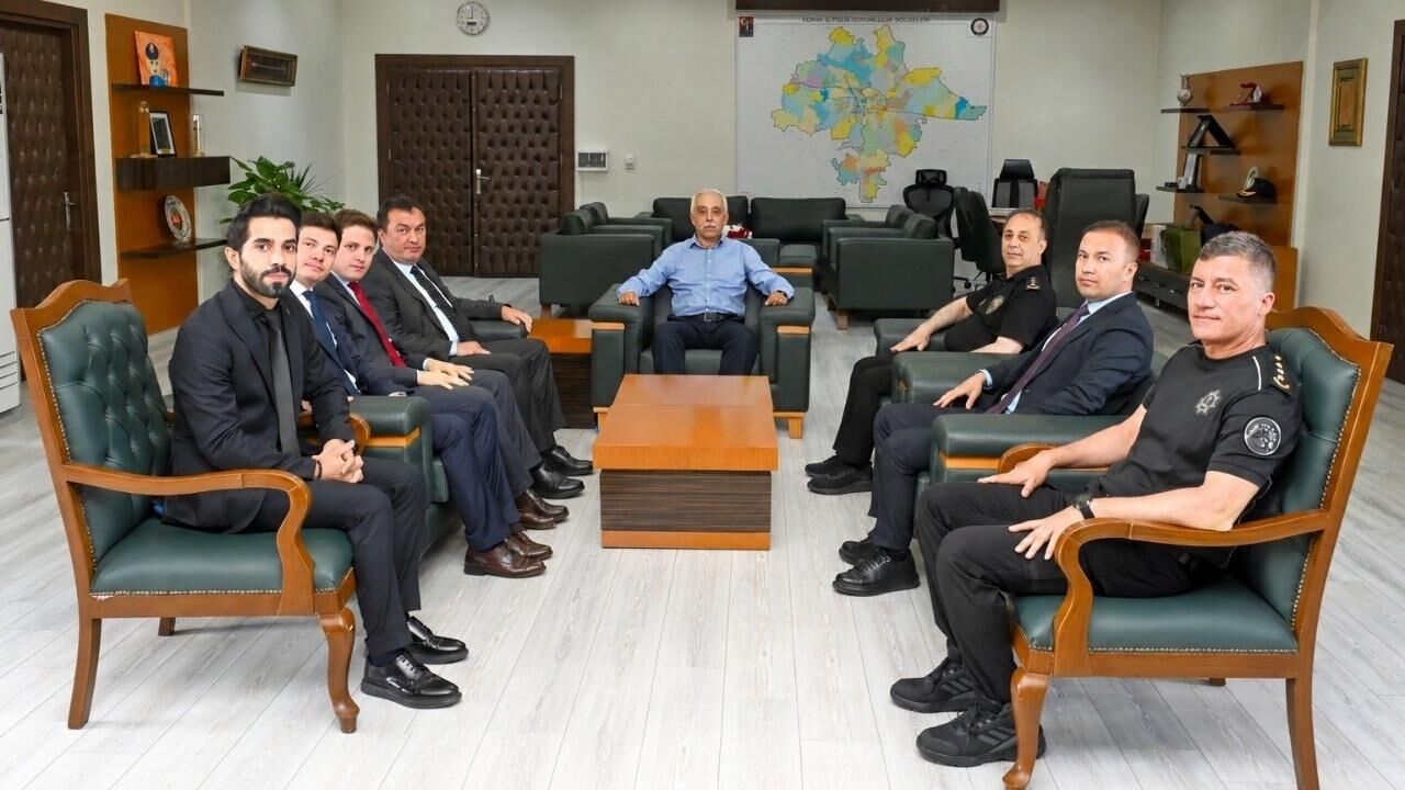 İzdes Heyetinden Adana Il Emniyet Müdürlüğü'ne Ziyaret (2)