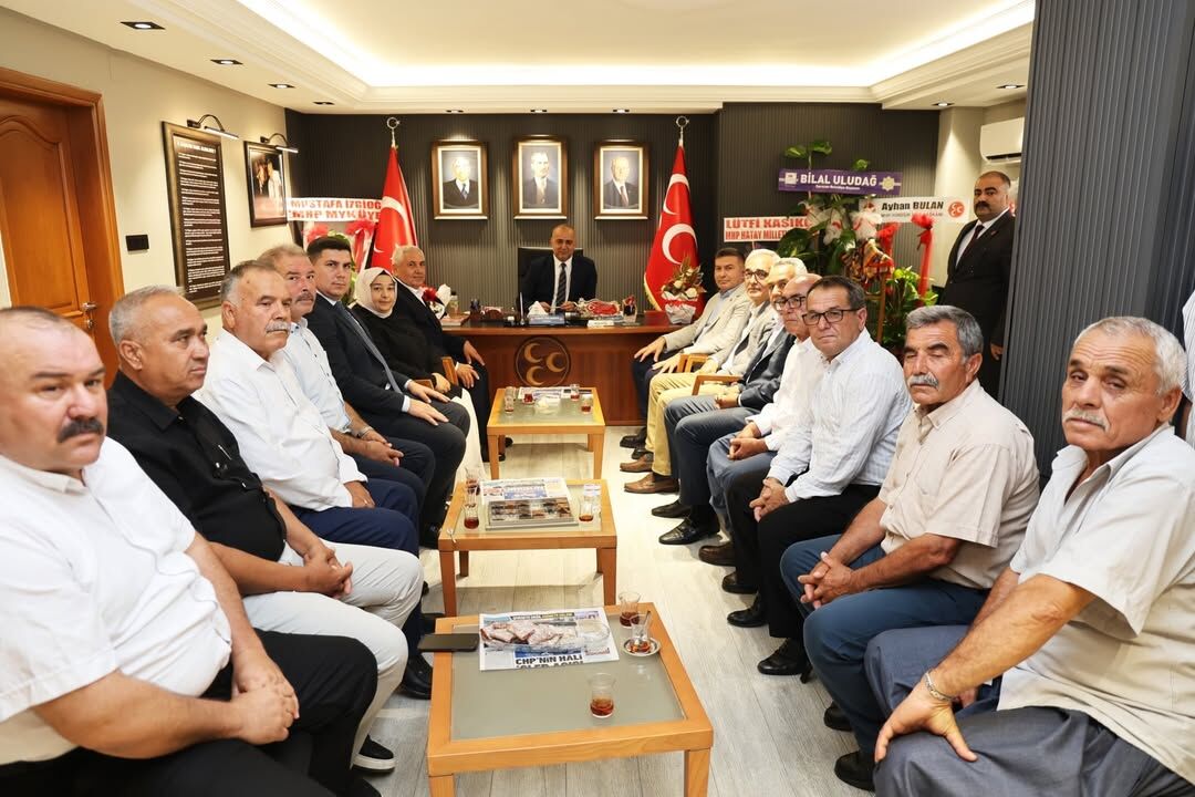 Karaisalı Heyetinden Mhp Adana İl Başkanı Hakan Yıldırım'a Tebrik Ziyareti (3)
