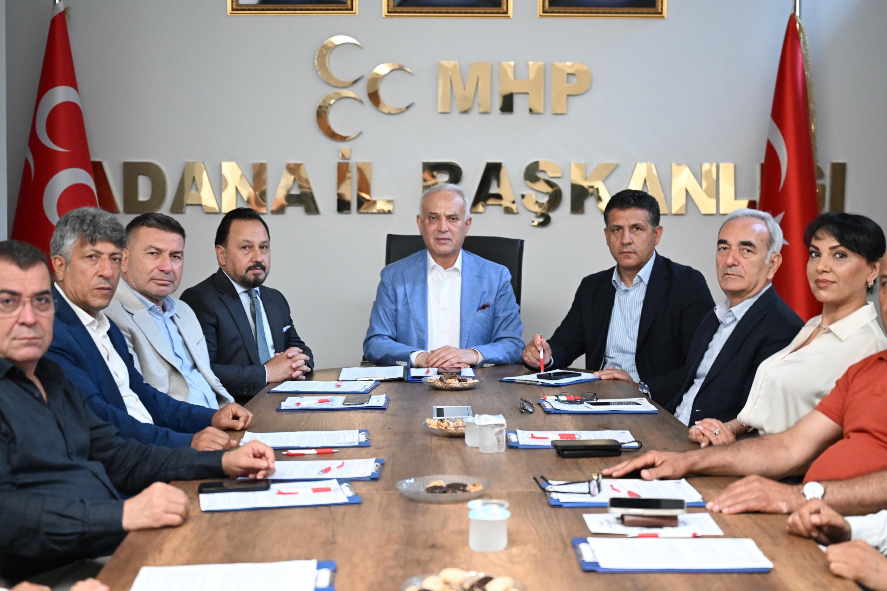 Mhp Adana İl Başkanı Yusuf Kanlı Meclis Üyeleriyle Bir Araya Geldi