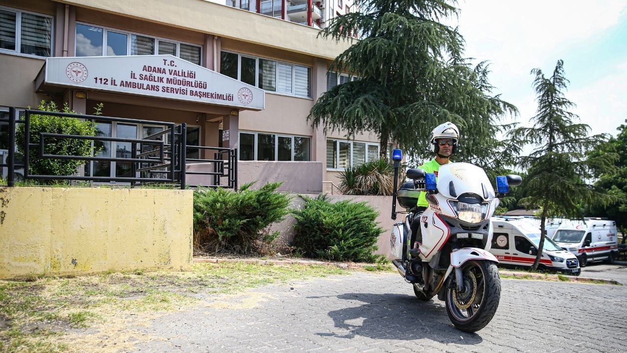 Motorize 112 Ekipleri Adana'da Zamana Karşı Yarışıyor