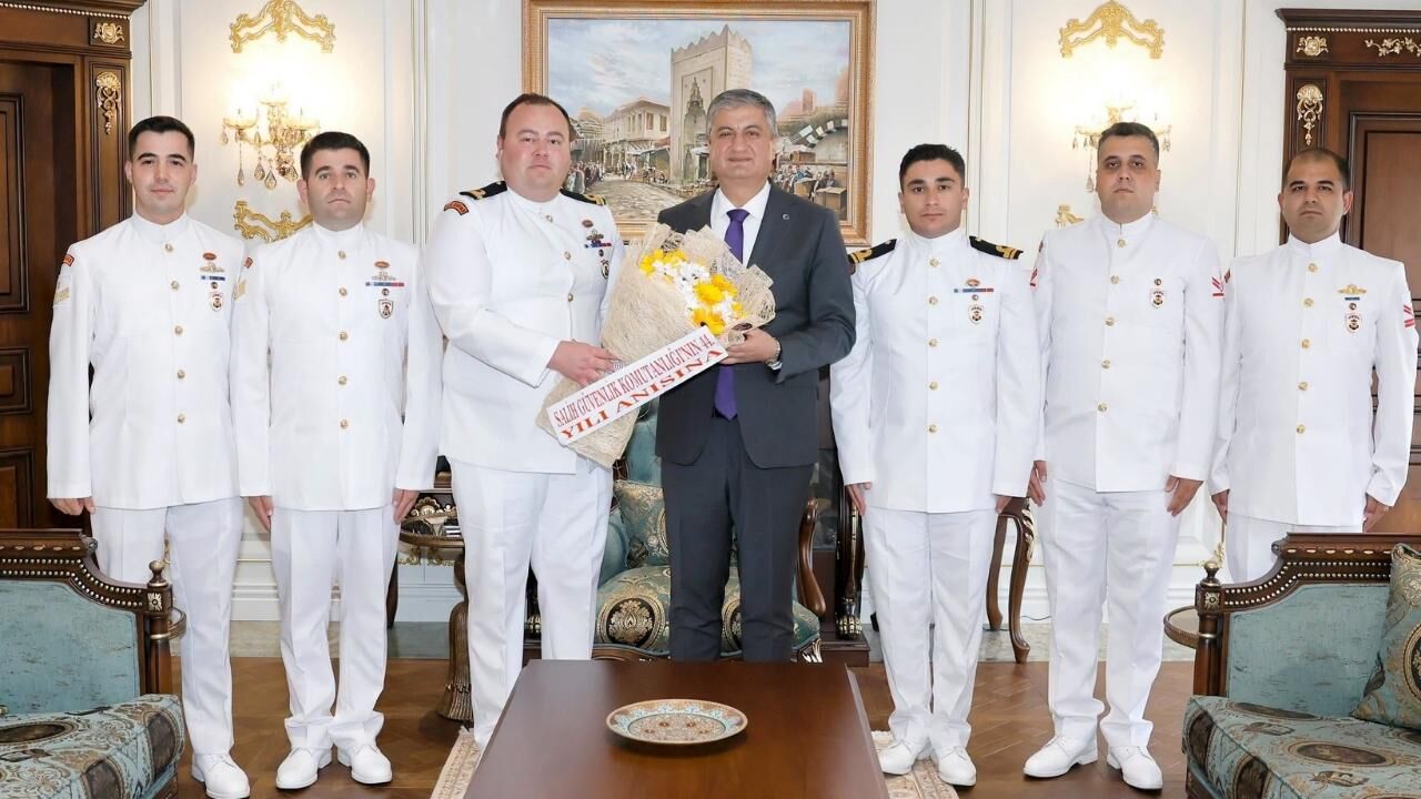 Sahil Güvenlik Komutanlığından Vali Mustafa Yavuz'a Ziyaret (1)