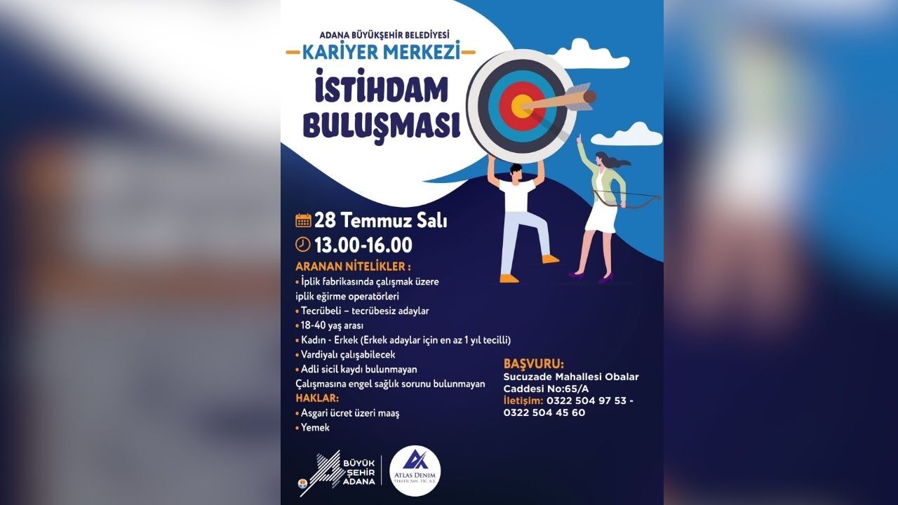 Adana Büyükşehir Istihdama Destek Vermeyi Sürdürüyor