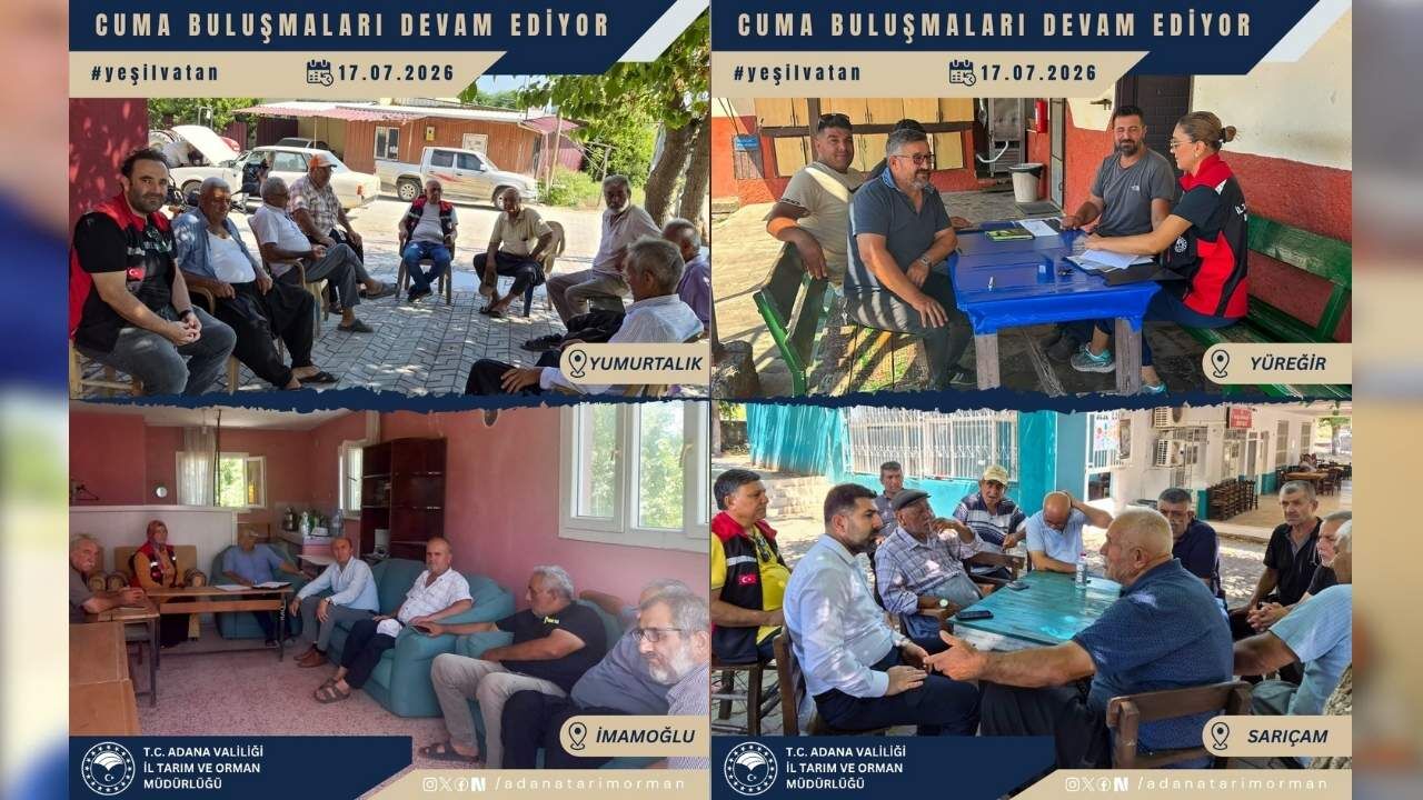Adana İl Tarım Ve Orman Müdürlüğü 8 Ilçede Üreticilerle Buluştu (1)