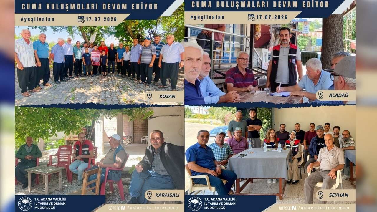 Adana İl Tarım Ve Orman Müdürlüğü 8 Ilçede Üreticilerle Buluştu