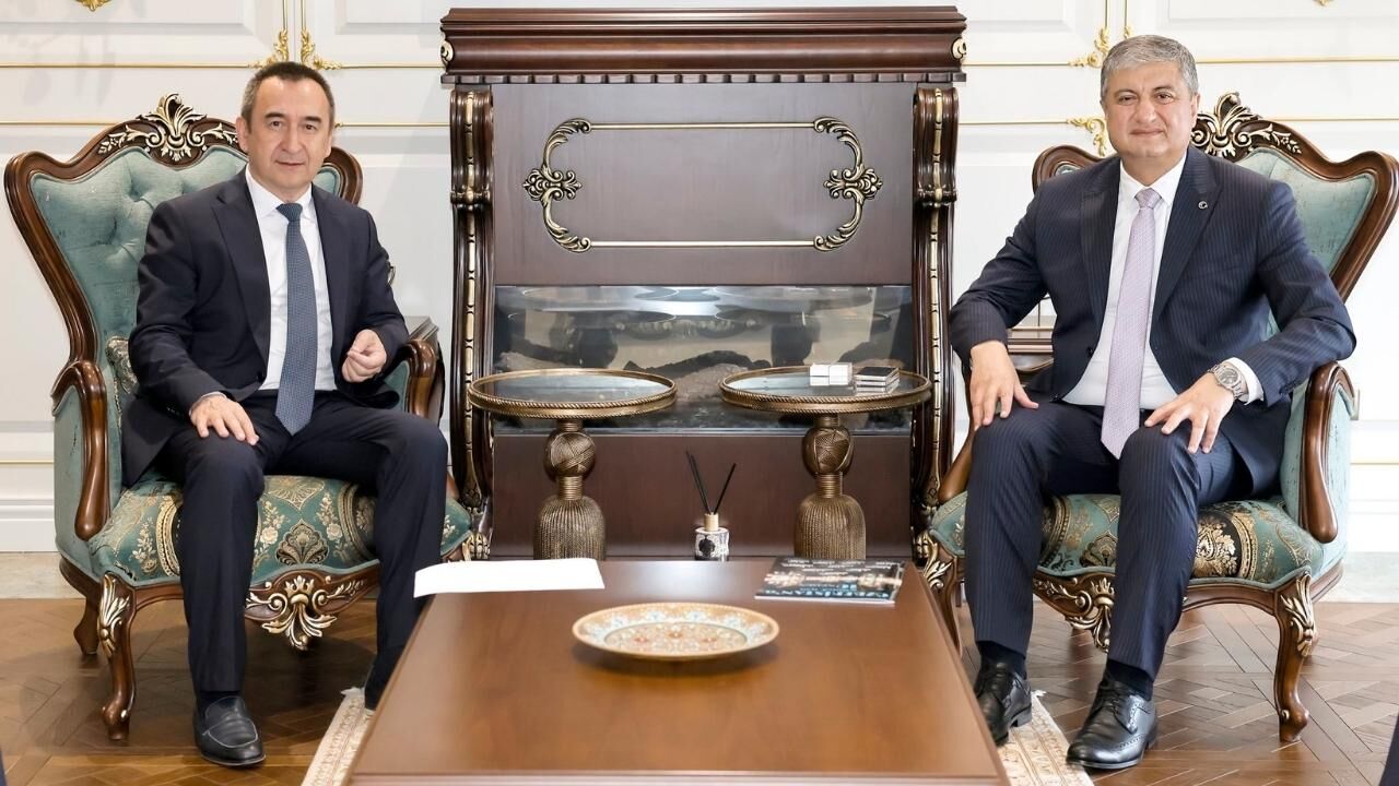 Adana Valisi Mustafa Yavuz, Özbekistan Büyükelçisi Khaydarov'u Ağırladı (1)