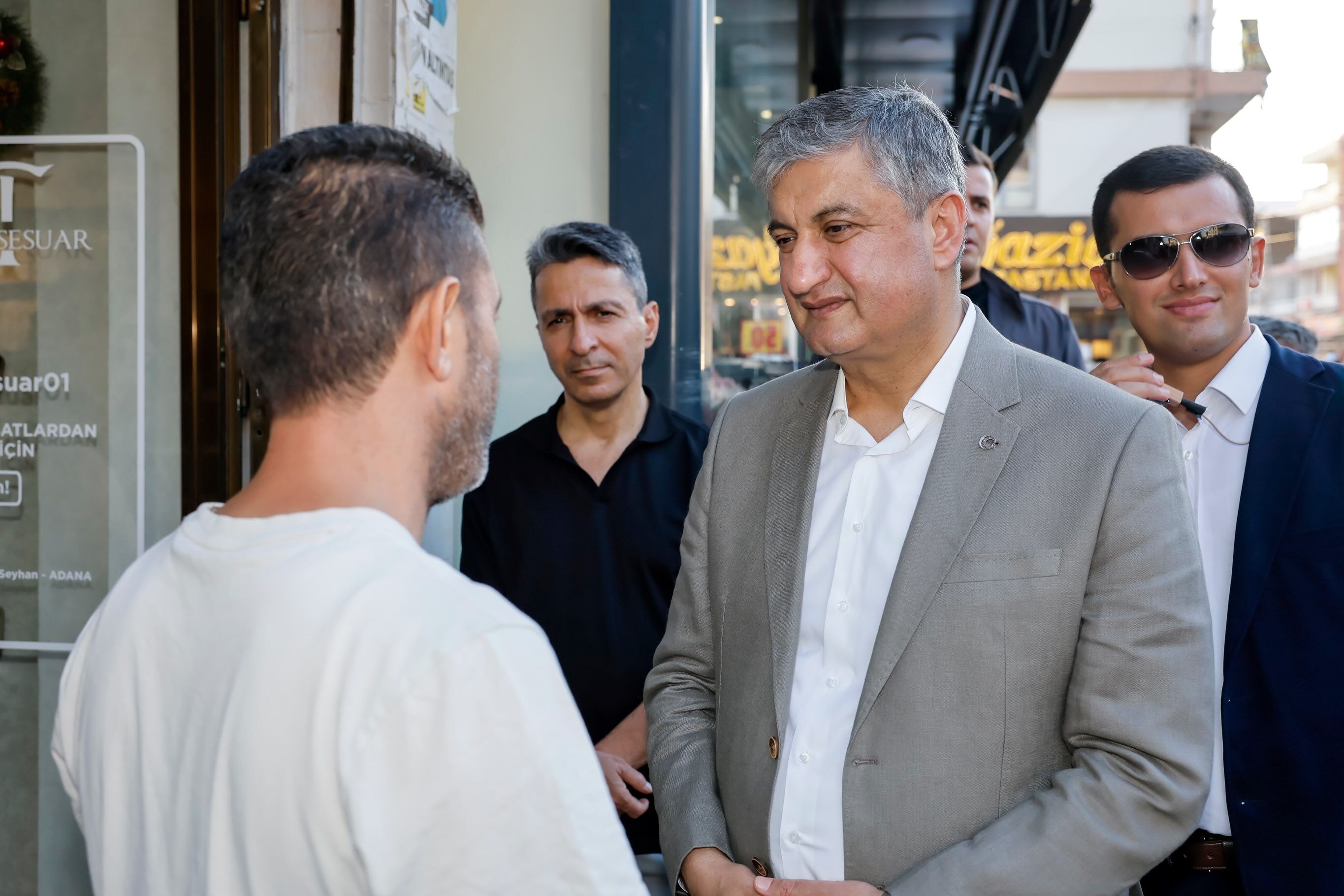 Adana Valisi Mustafa Yavuz’dan Seyhan’da Esnaf Ve Vatandaş Ziyareti (1)