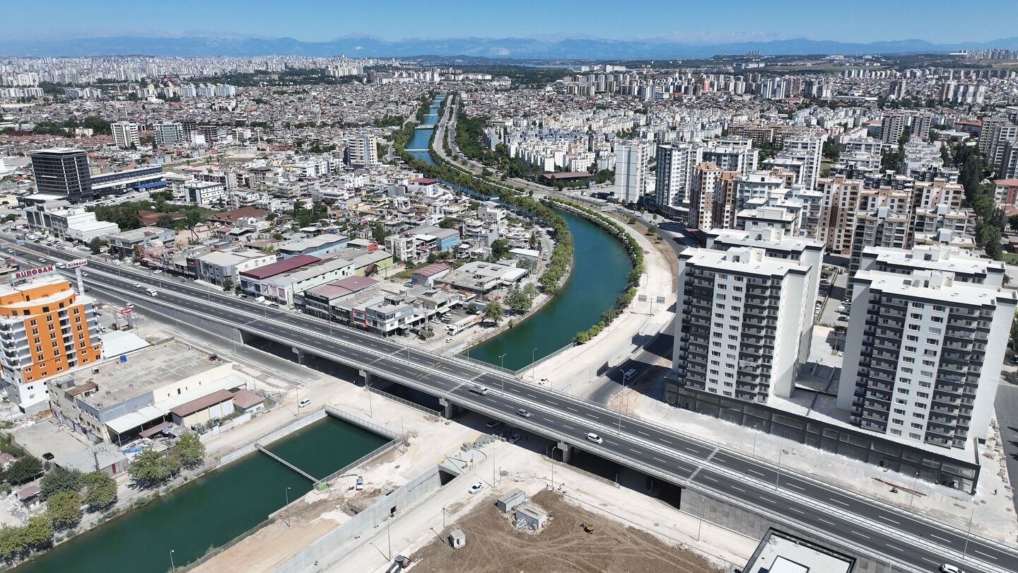 Adana'da Ulaşımı Rahatlatacak Dev Projede Sona Doğru (1)